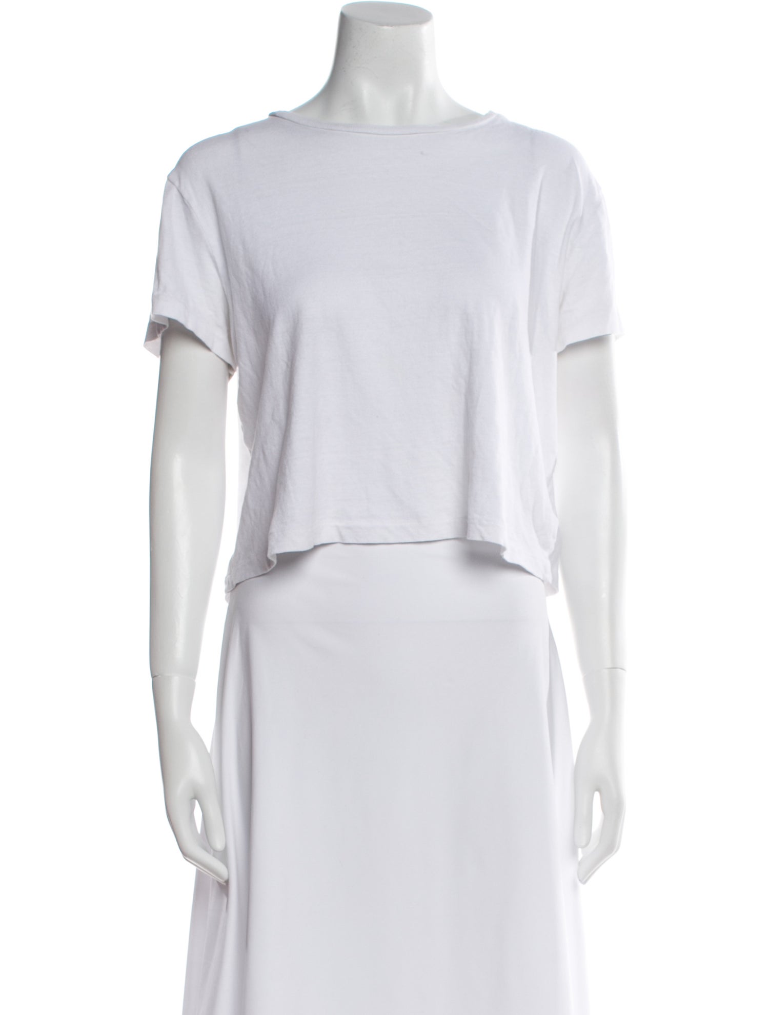 Re/Done x Hanes Bateau Neckline Short Sleeve T-Shirt