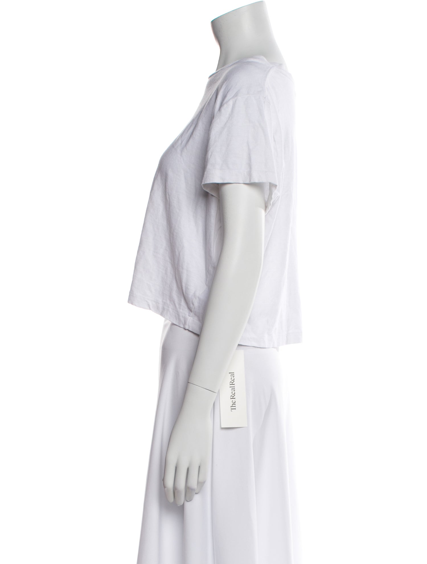 Re/Done x Hanes Bateau Neckline Short Sleeve T-Shirt