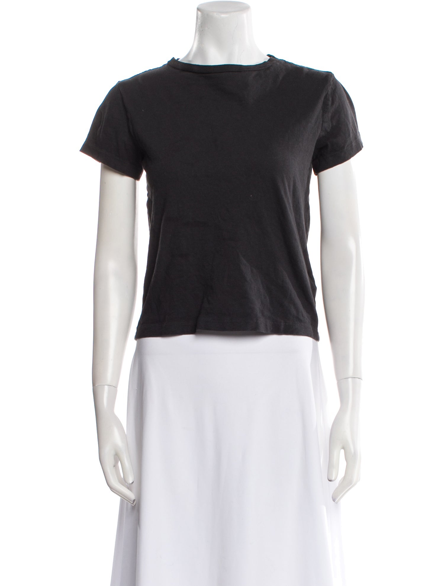 Re/Done x Hanes Bateau Neckline Short Sleeve T-Shirt