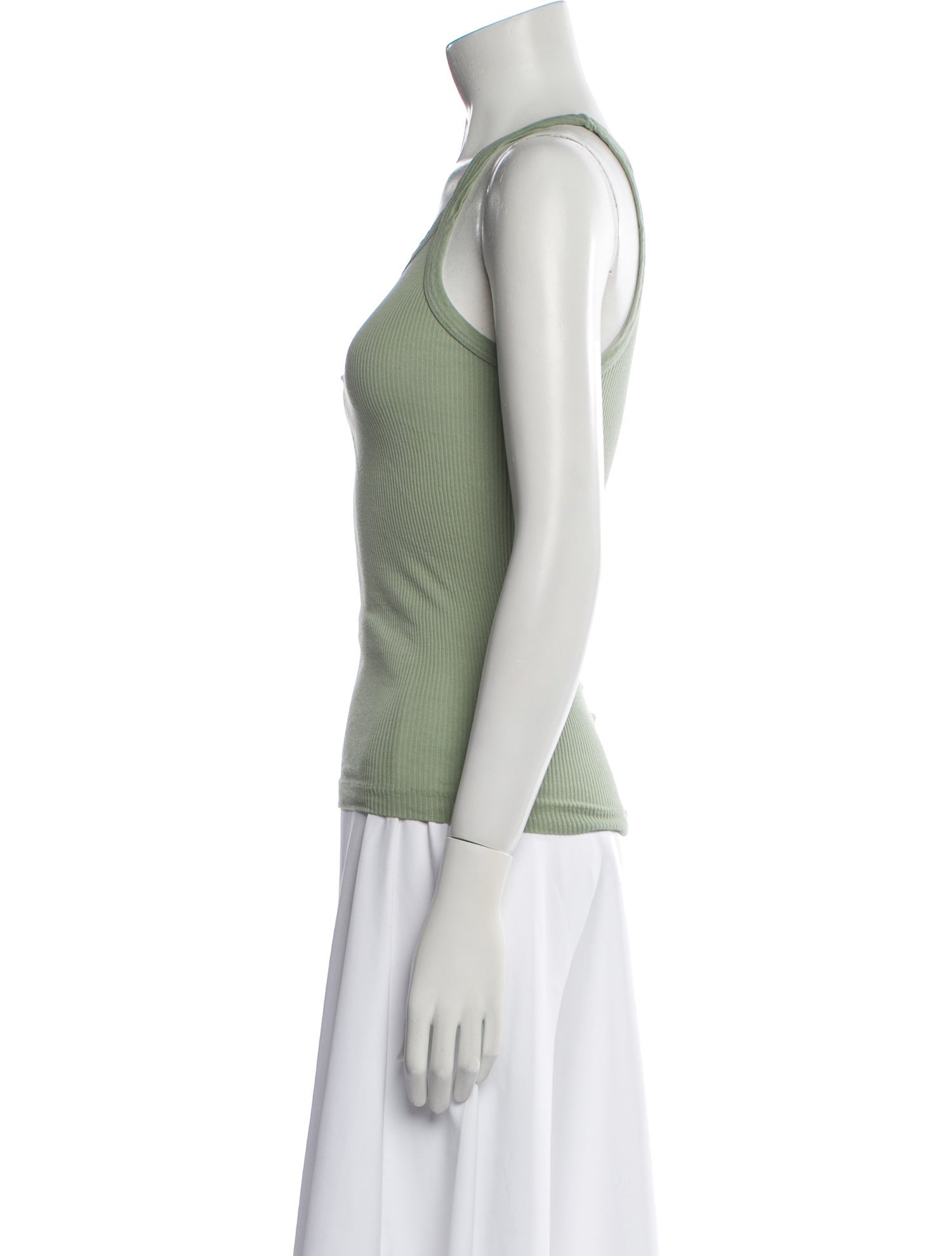Re/Done x Hanes Scoop Neck Sleeveless Top