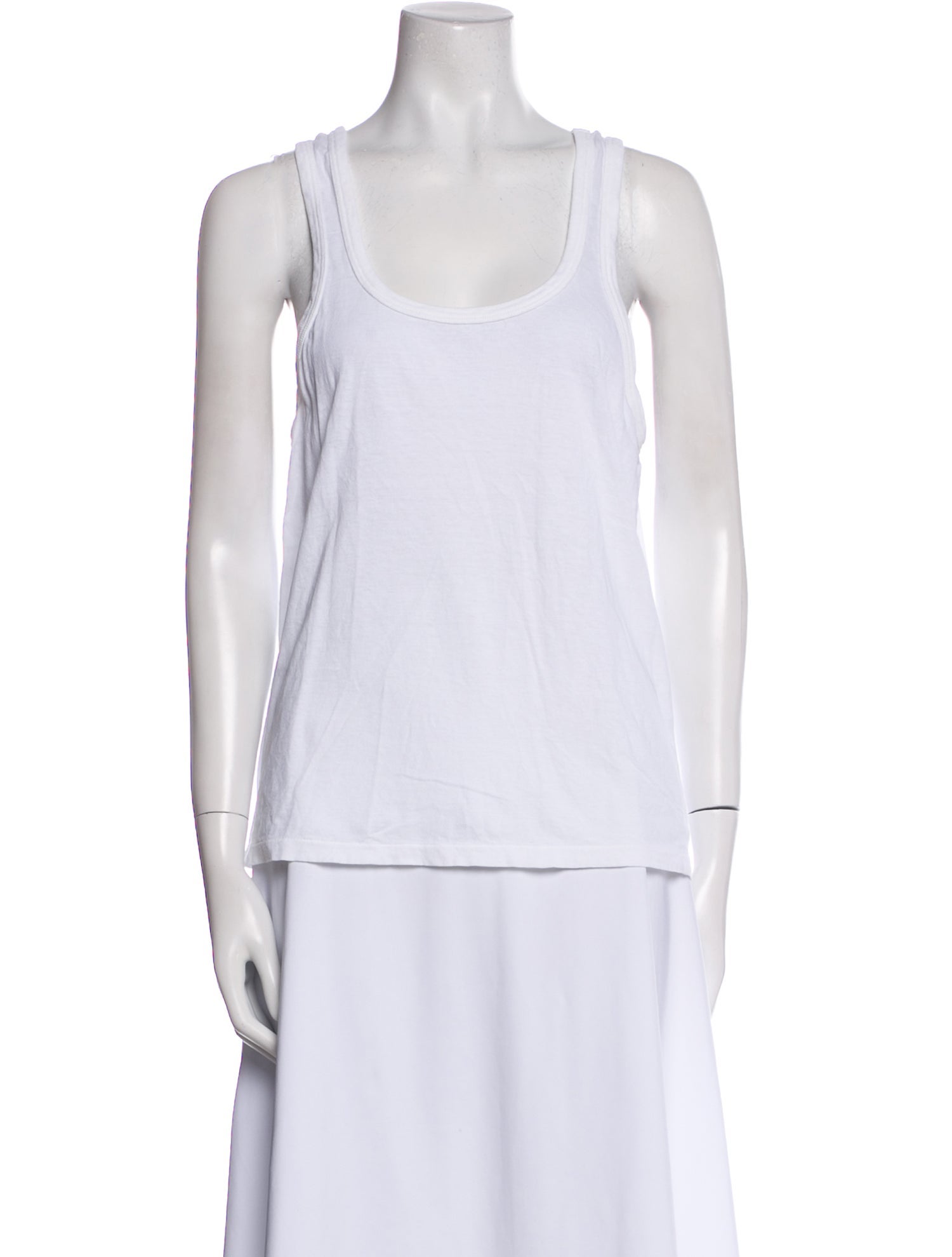 Re/Done x Hanes Scoop Neck Sleeveless Top