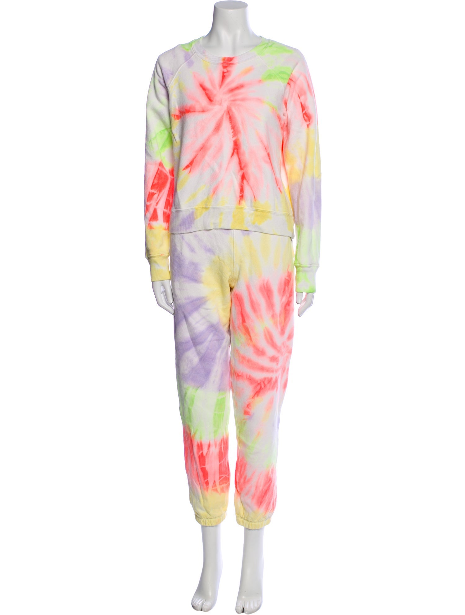 Re/Done x Hanes Tie-Dye Print Pant Set