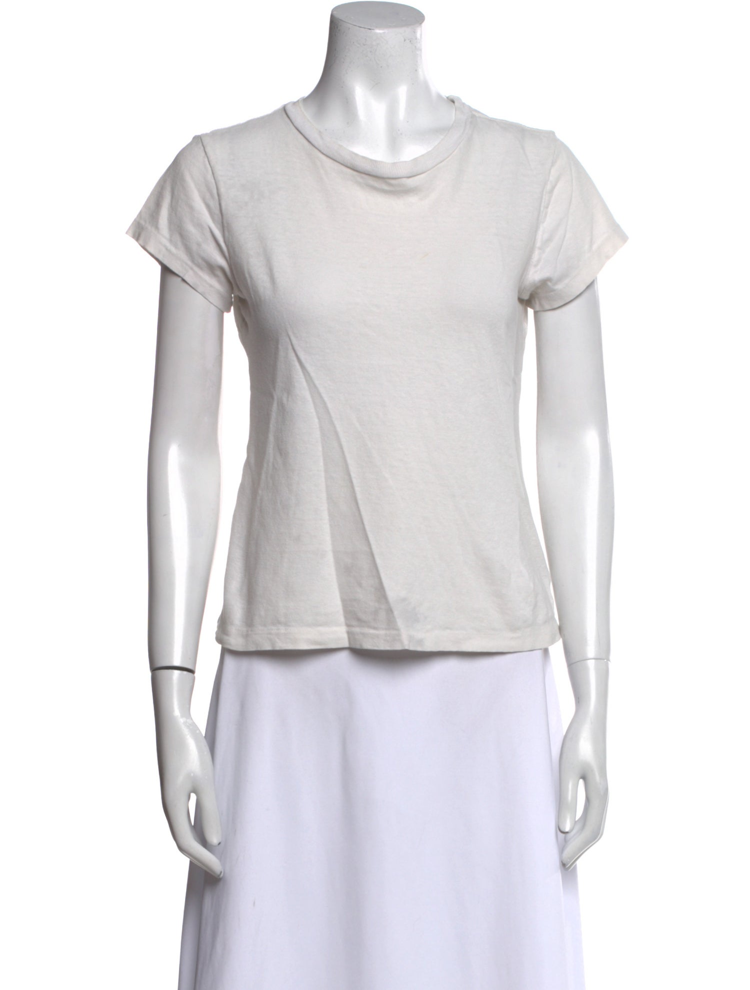 Re/Done x Hanes Scoop Neck Short Sleeve T-Shirt