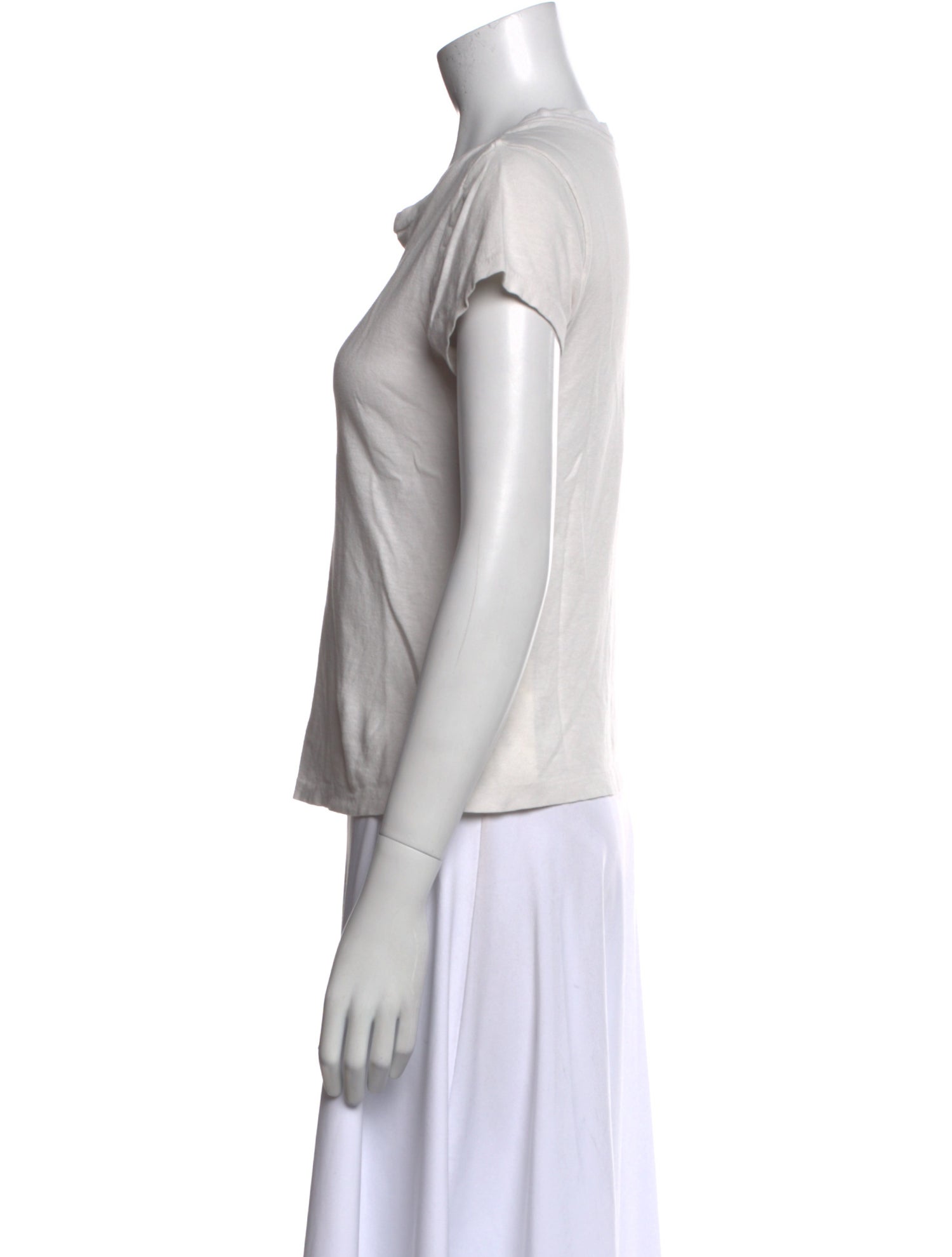 Re/Done x Hanes Scoop Neck Short Sleeve T-Shirt