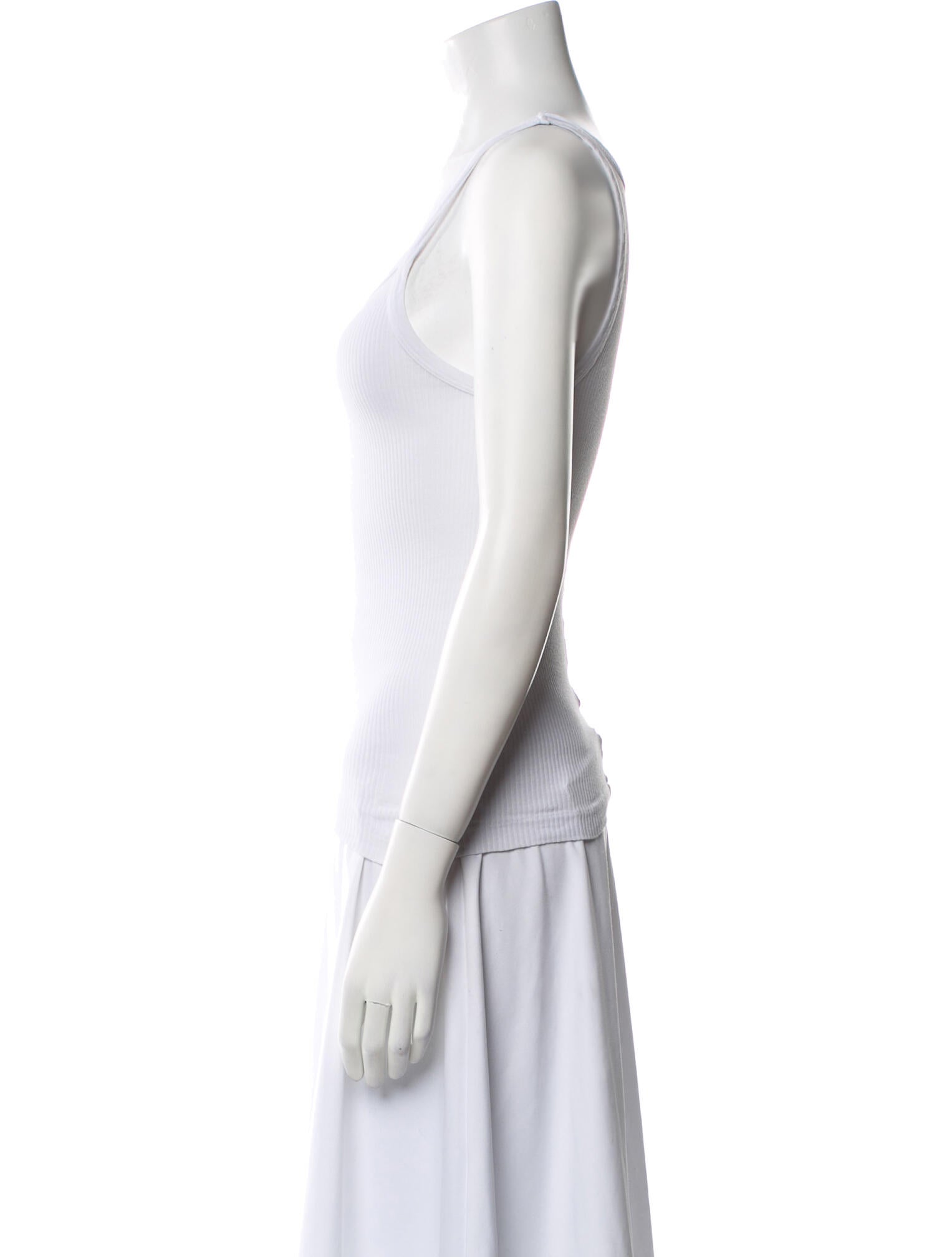 Re/Done x Hanes Square Neckline Sleeveless Top
