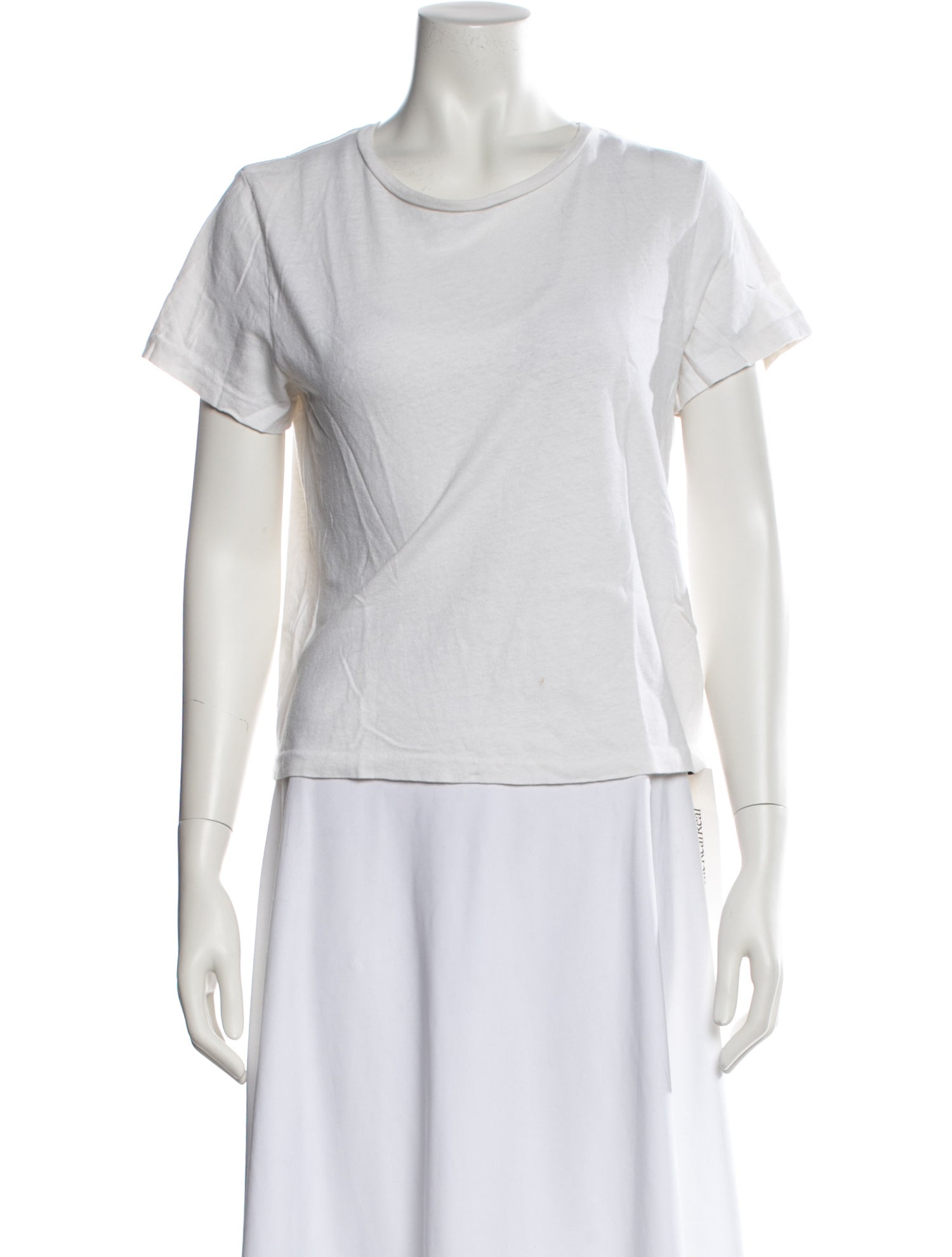 Re/Done x Hanes Scoop Neck Short Sleeve T-Shirt