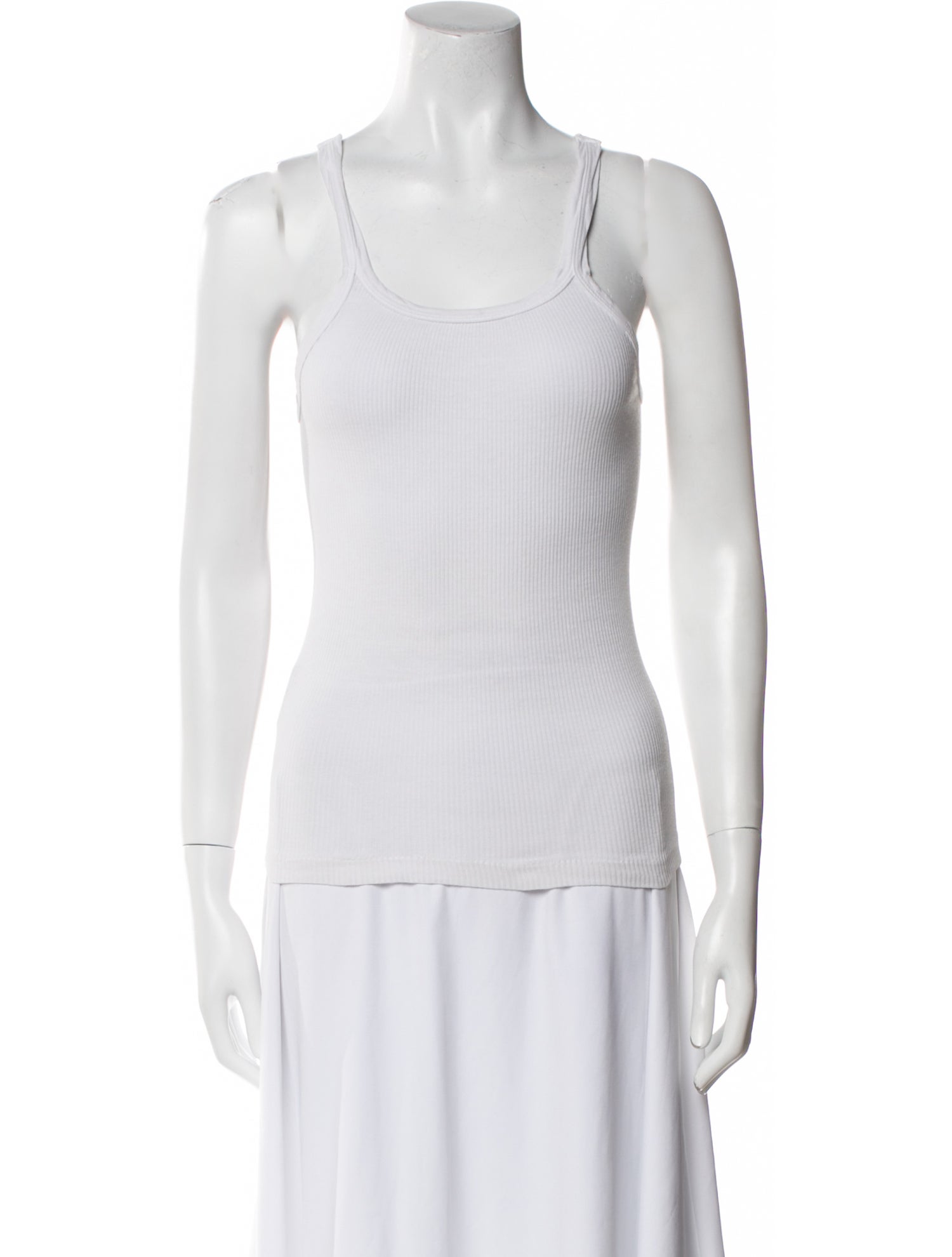 Re/Done x Hanes Scoop Neck Sleeveless Top
