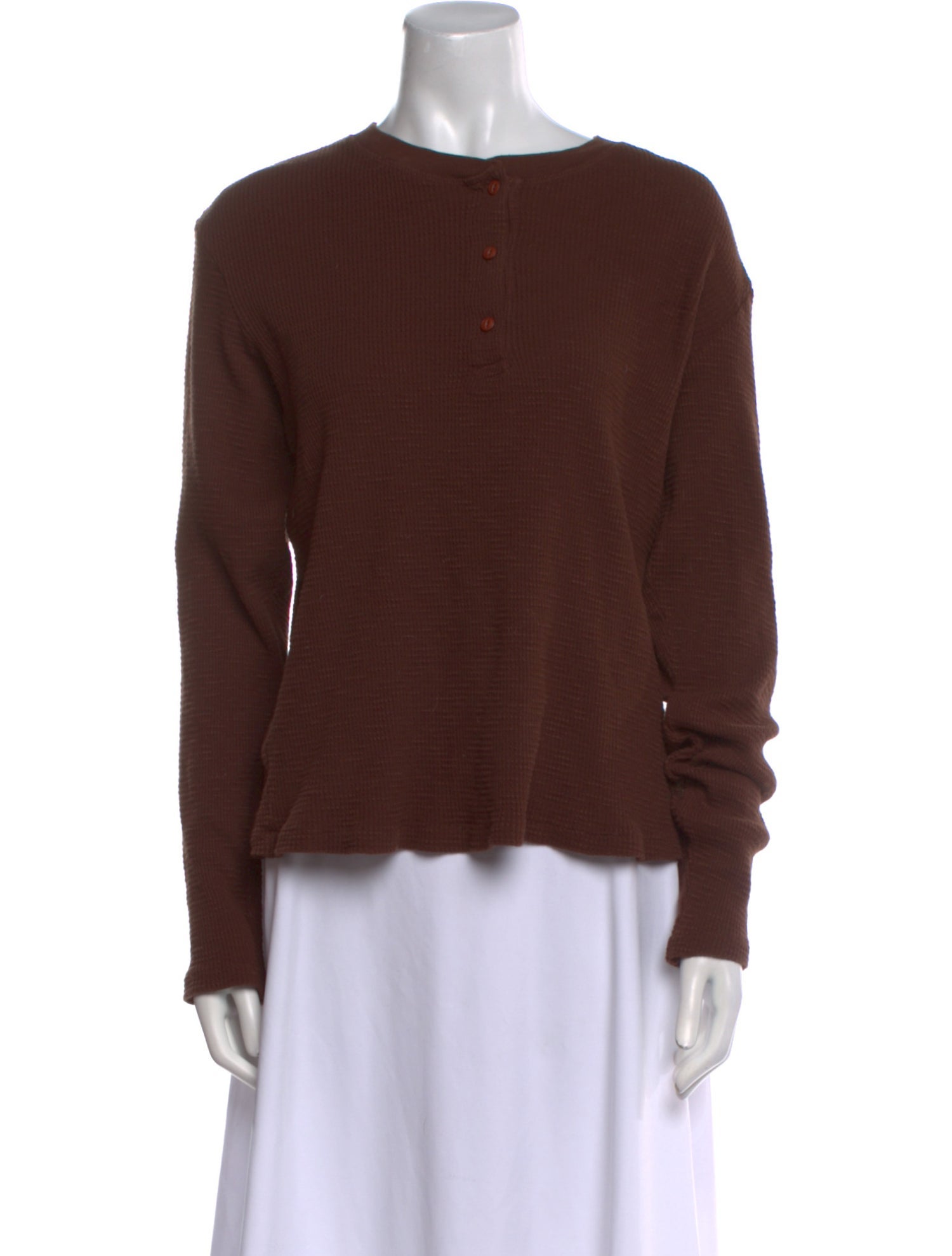Re/Done x Hanes Crew Neck Long Sleeve Sweatshirt