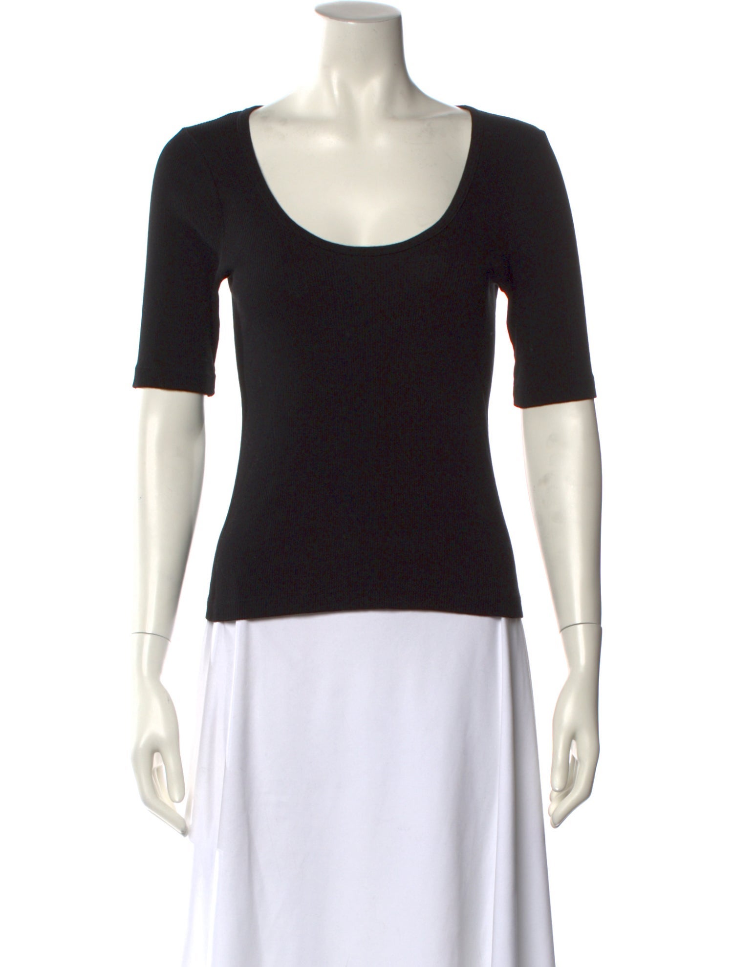 Re/Done x Hanes Scoop Neck Short Sleeve T-Shirt