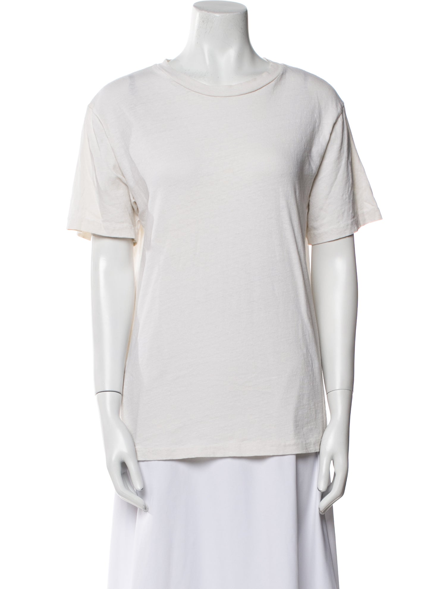 Re/Done x Hanes Bateau Neckline Short Sleeve T-Shirt