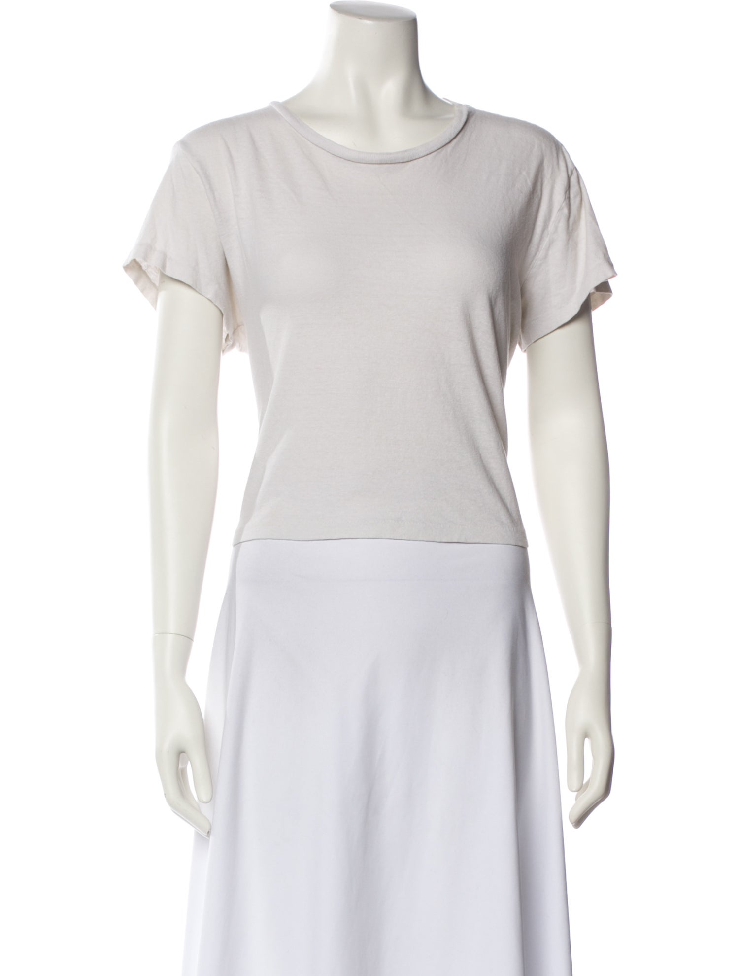 Re/Done x Hanes Bateau Neckline Short Sleeve T-Shirt