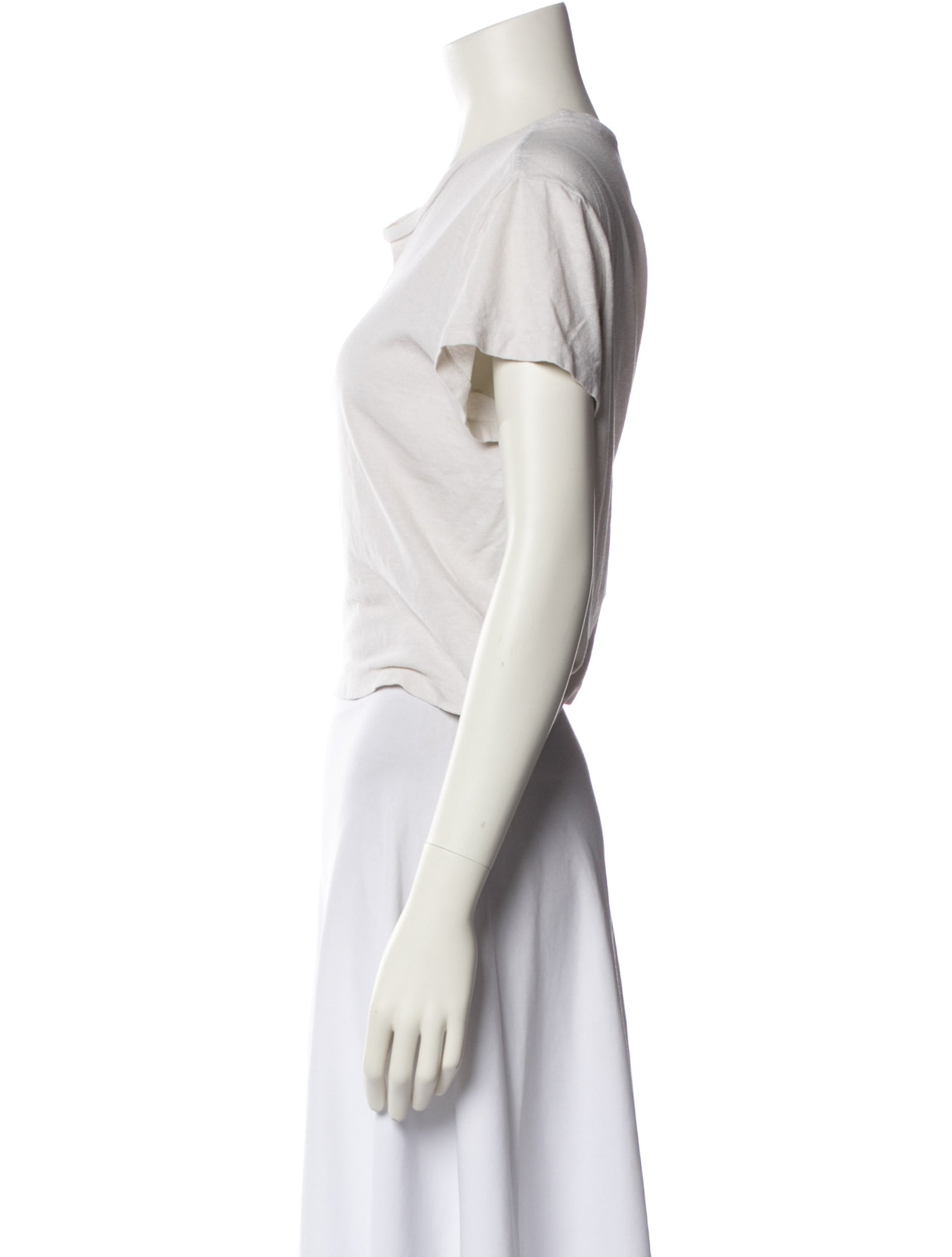 Re/Done x Hanes Bateau Neckline Short Sleeve T-Shirt