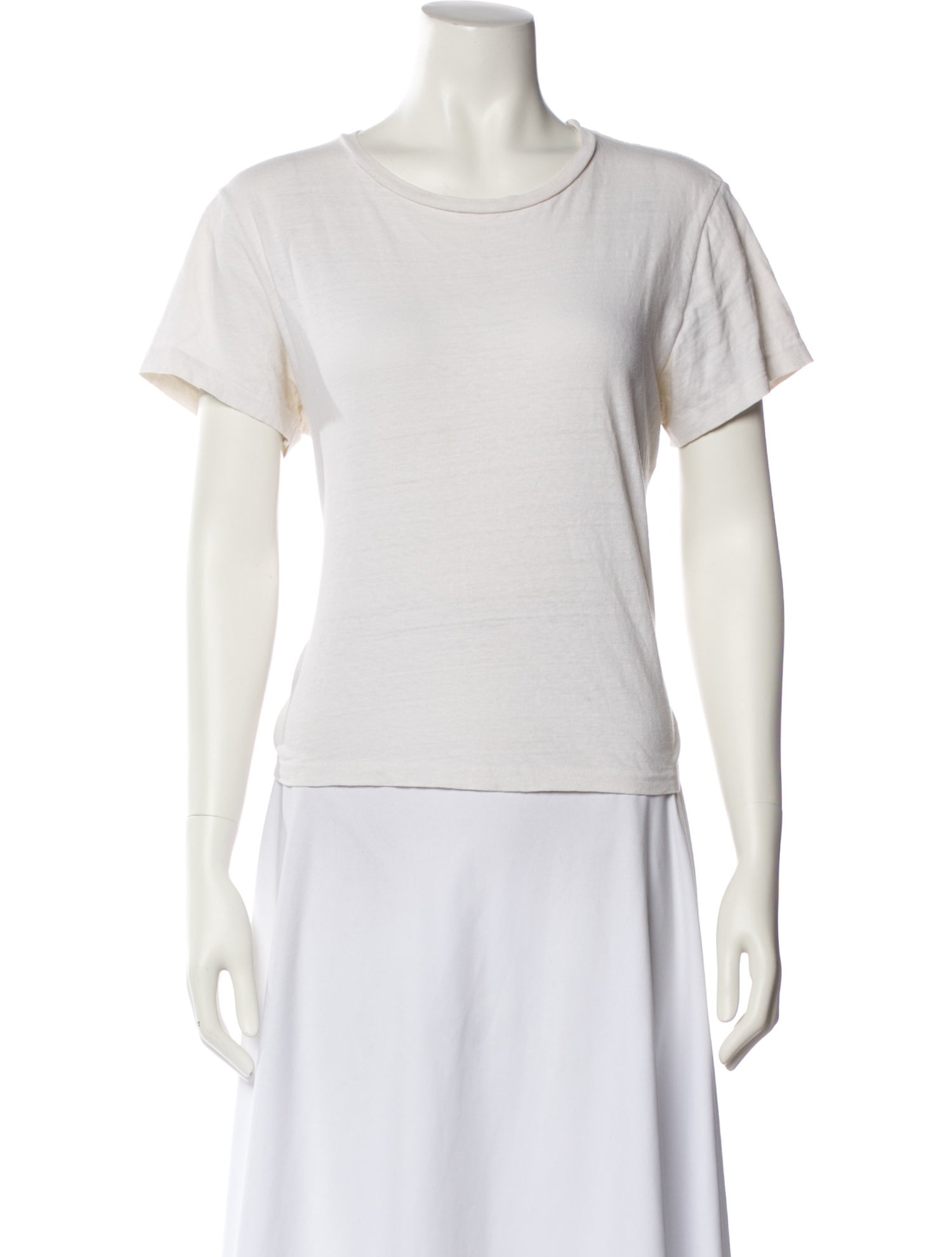 Re/Done x Hanes Scoop Neck Short Sleeve T-Shirt