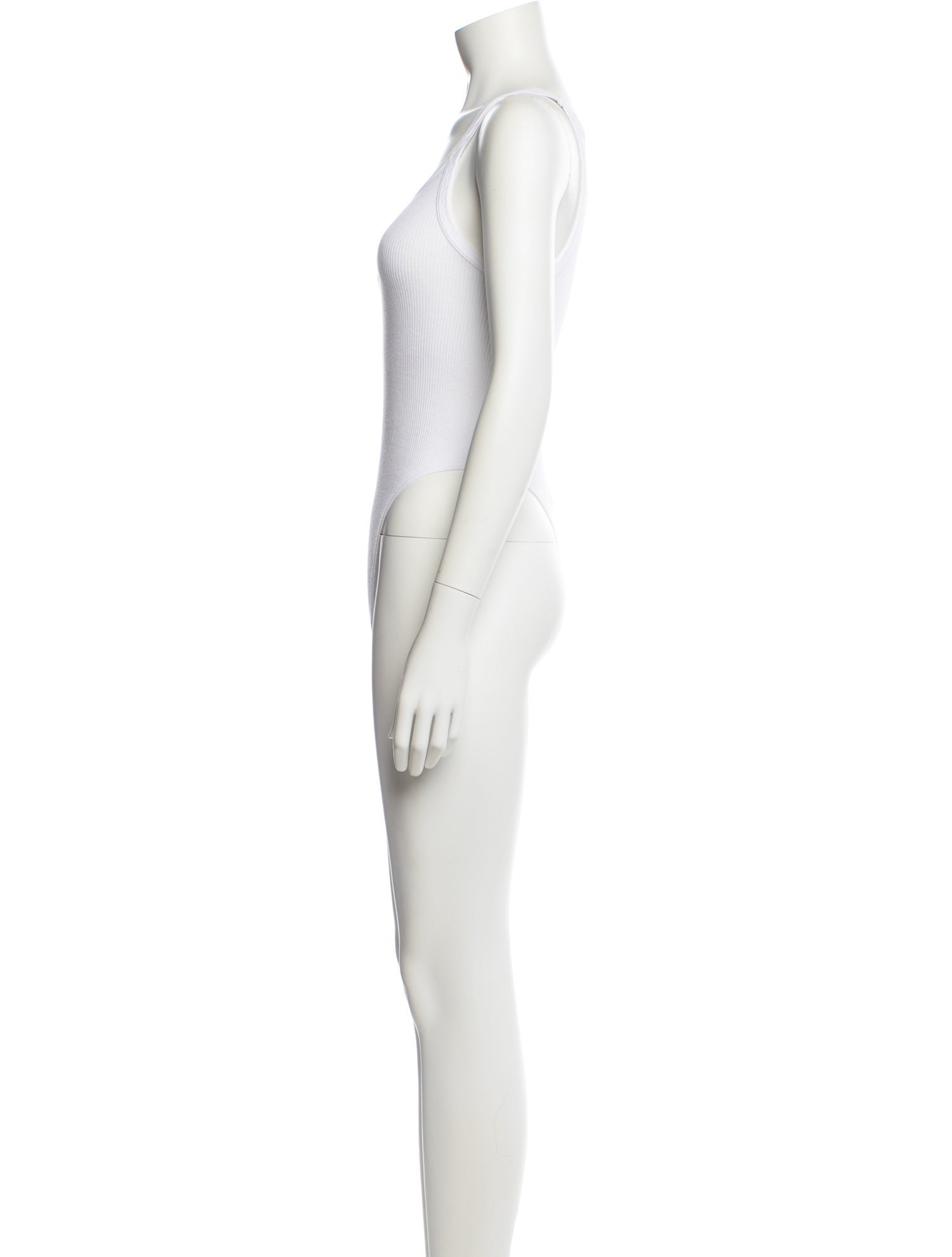 Re/Done x Hanes Scoop Neck Sleeveless Bodysuit