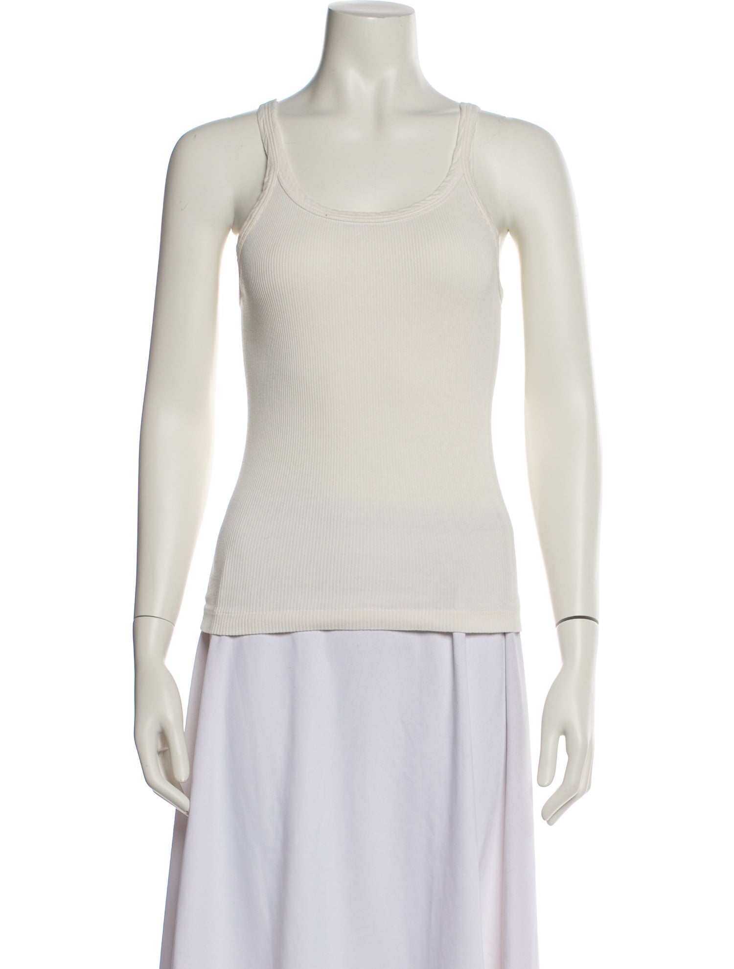 Re/Done x Hanes Scoop Neck Sleeveless Top