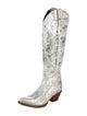 Rock'em Leather Printed Riding Boots
