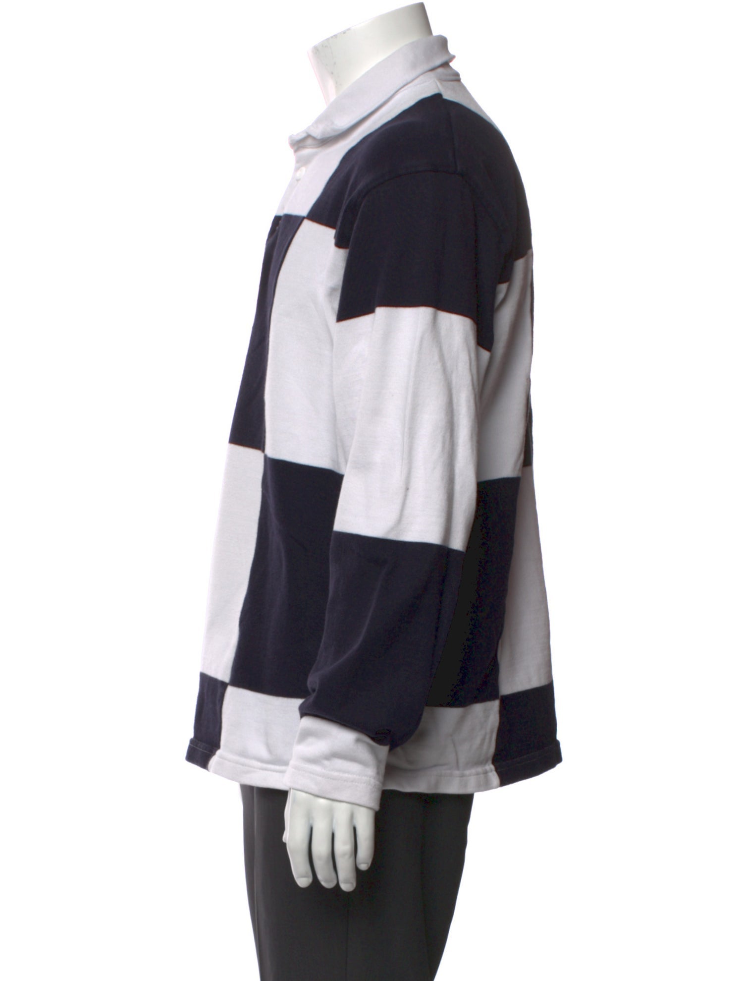 Rowing Blazers x Sports D'Epoque Colorblock Pattern Long Sleeve Shirt