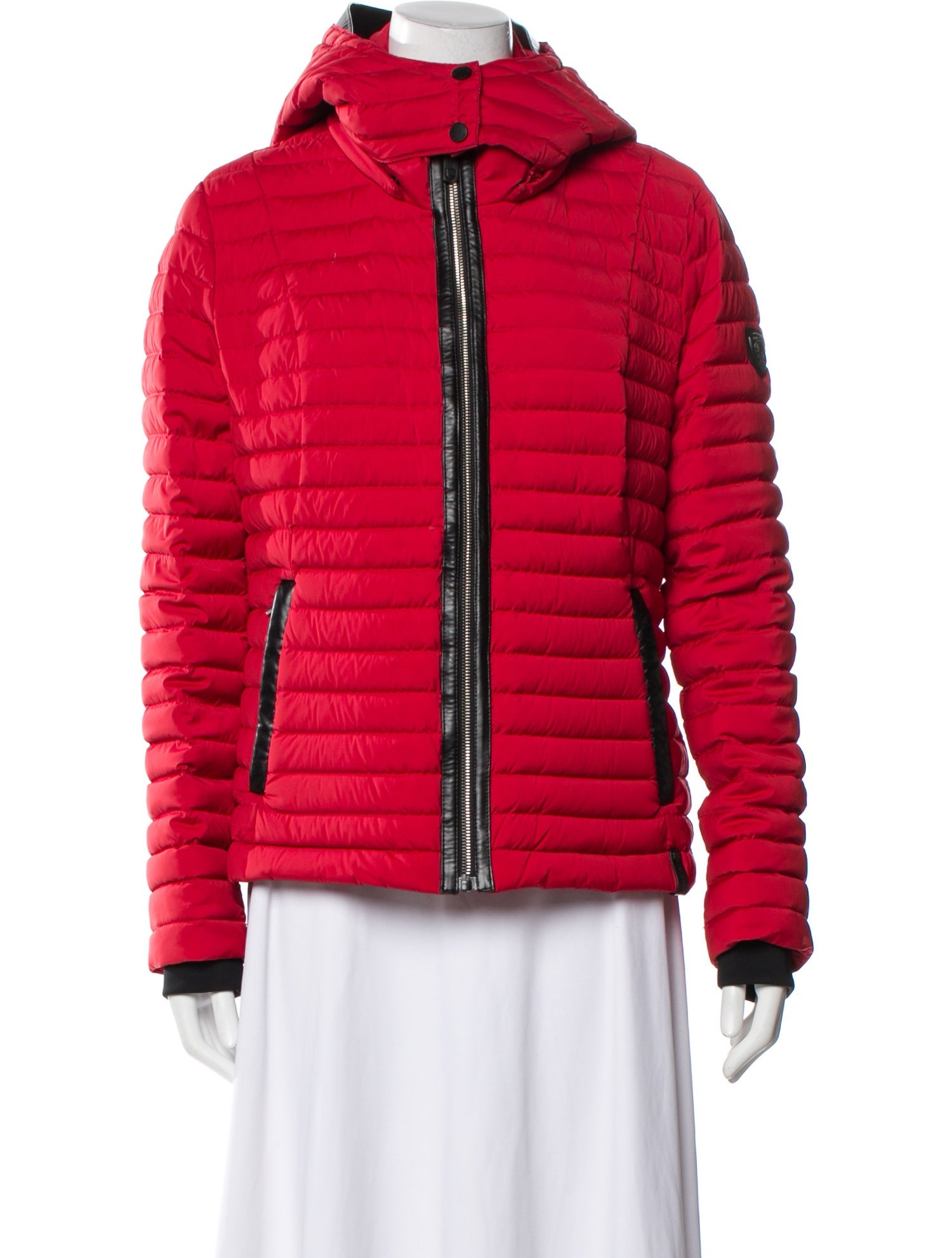 Rudsak Leather Striped Down Jacket