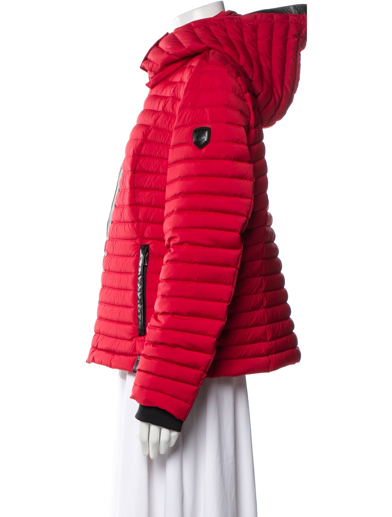 Rudsak Leather Striped Down Jacket