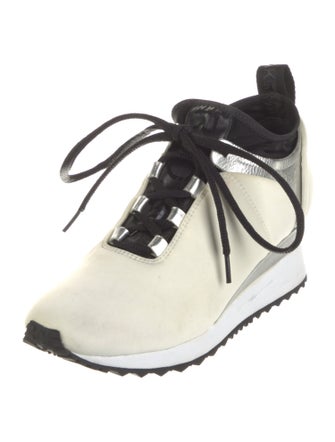 Rudsak Neoprene Leather Trim Embellishment Wedge Sneakers