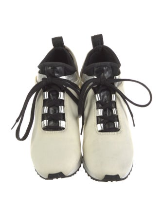 Rudsak Neoprene Leather Trim Embellishment Wedge Sneakers