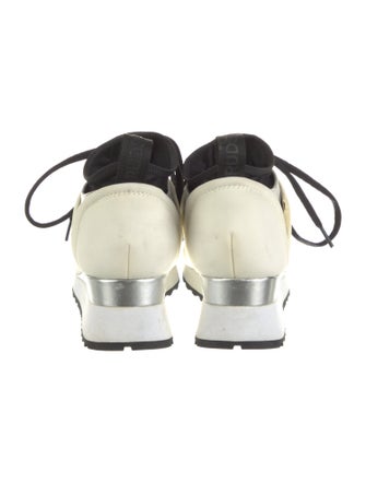 Rudsak Neoprene Leather Trim Embellishment Wedge Sneakers