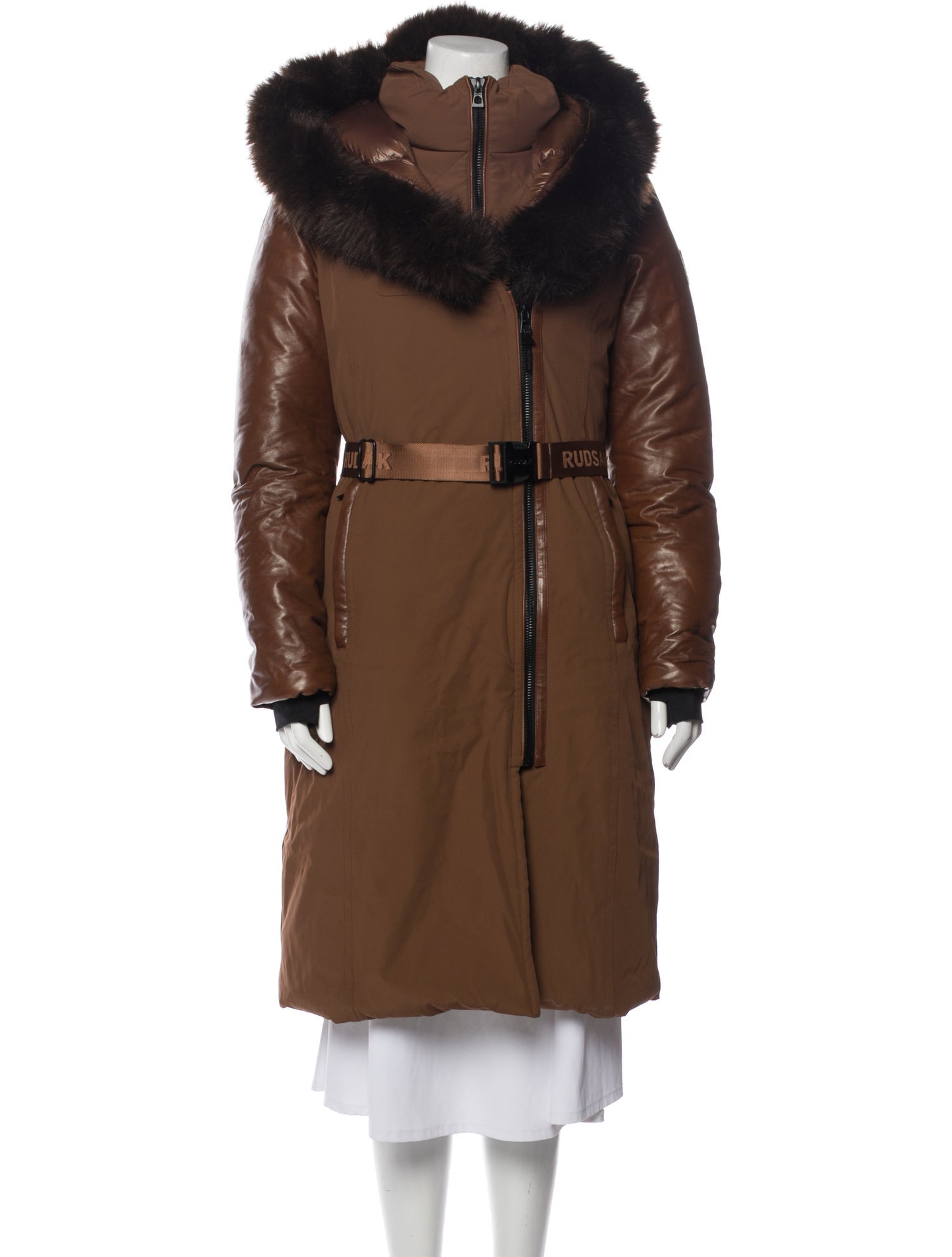 Rudsak Lamb Leather Down Coat