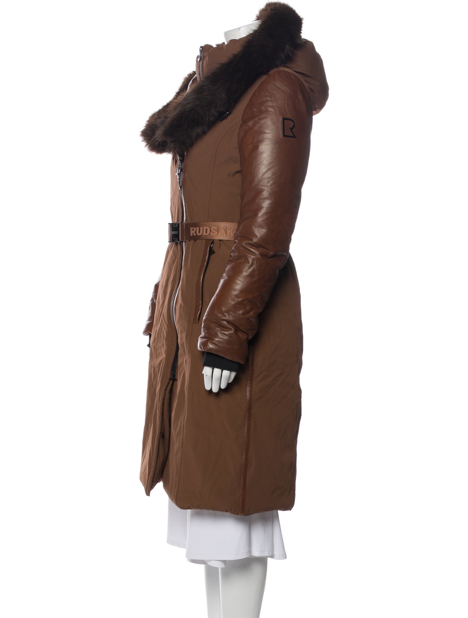 Rudsak Lamb Leather Down Coat