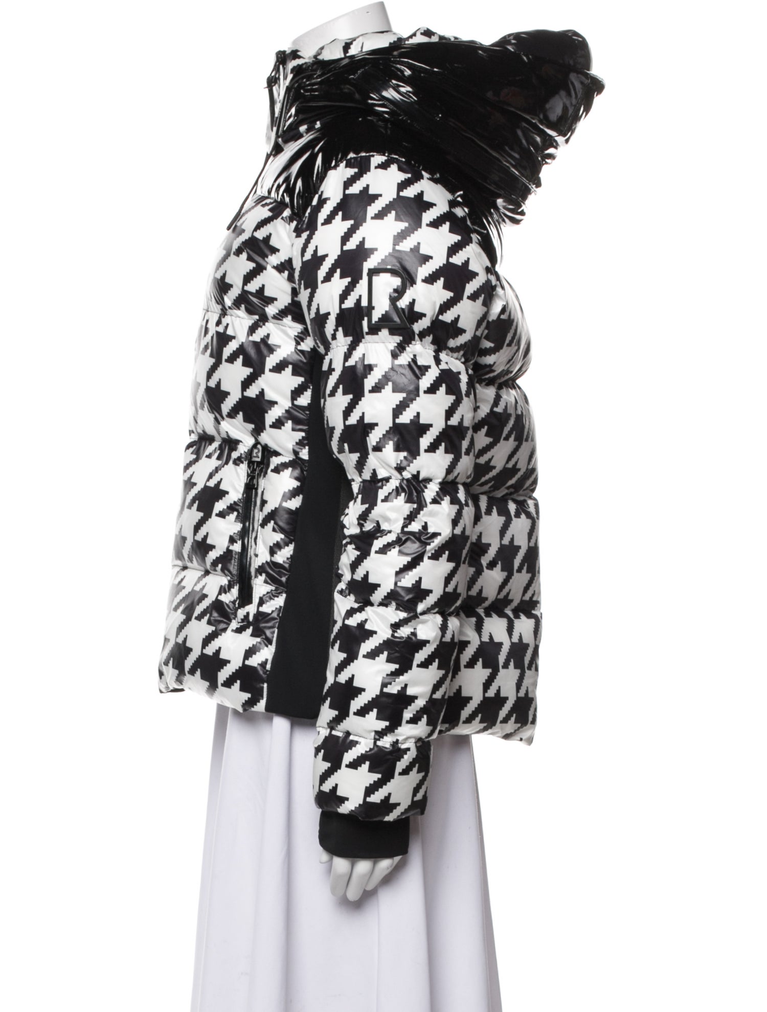 Rudsak Houndstooth Print Coat