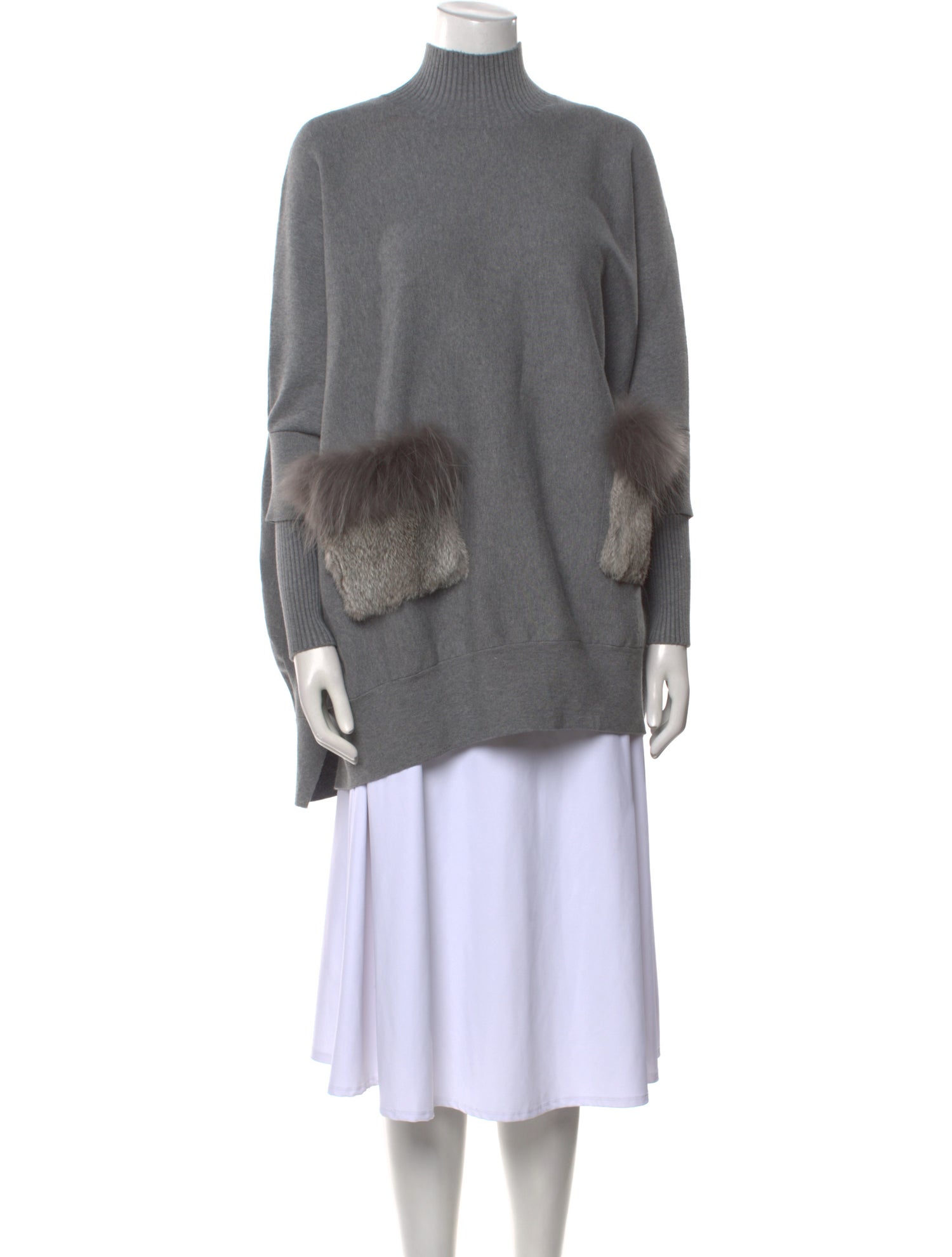 Rudsak Tie-Dye Print Mock Neck Sweater