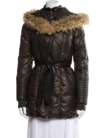 Rudsak Colorblock Pattern Down Coat