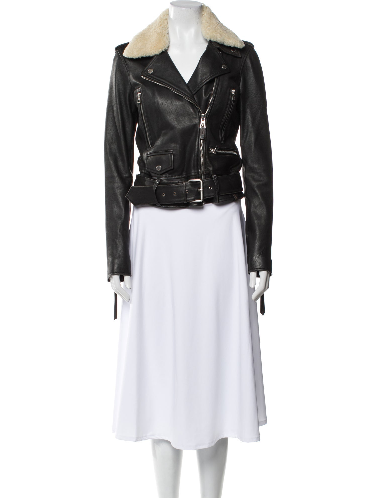 Rudsak Leather Fur Jacket