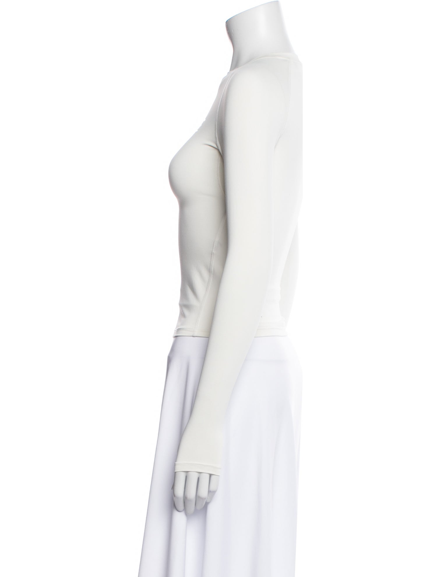 Rudsak Graphic Print Bateau Neckline Crop Top