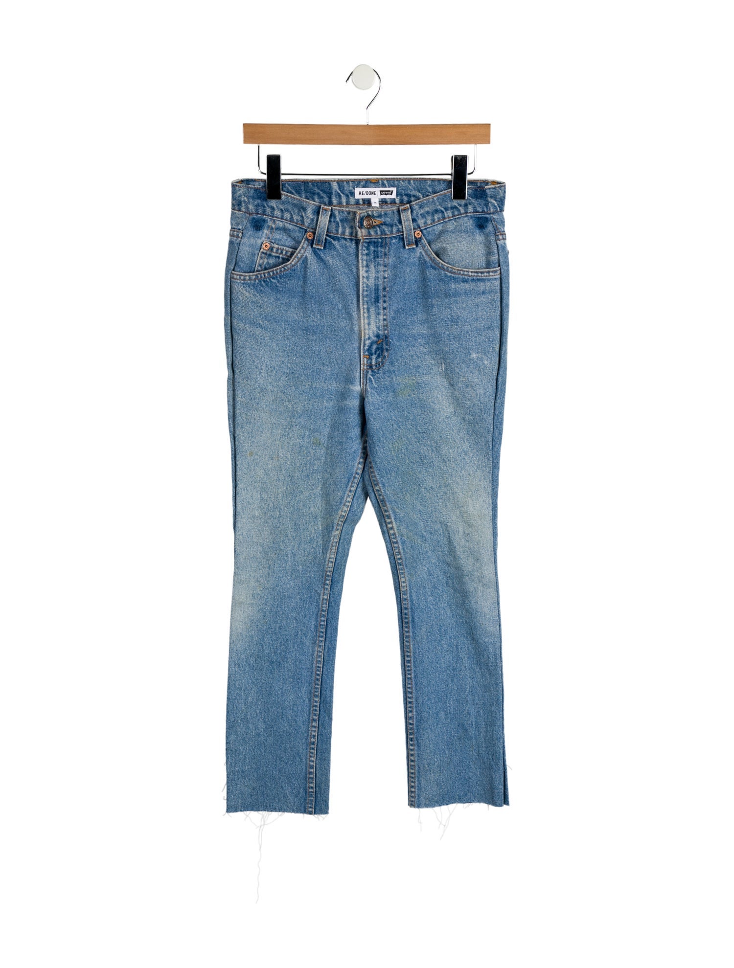 Re/Done X Levis High-Rise Straight Leg Jeans