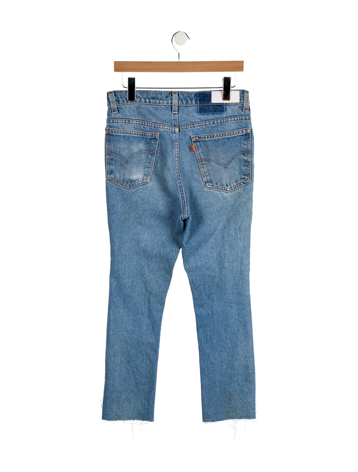 Re/Done X Levis High-Rise Straight Leg Jeans