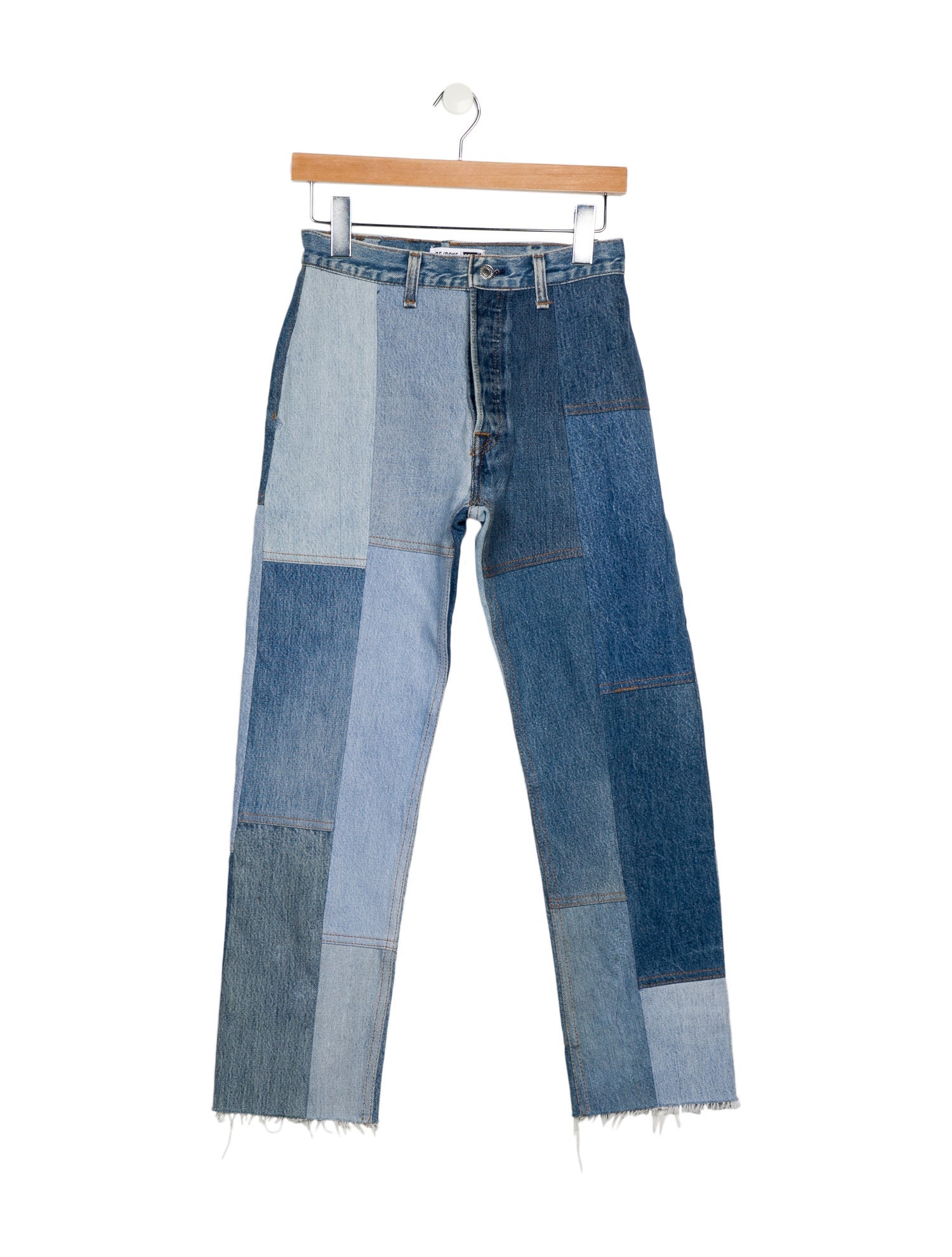 Re/Done X Levis High-Rise Straight Leg Jeans