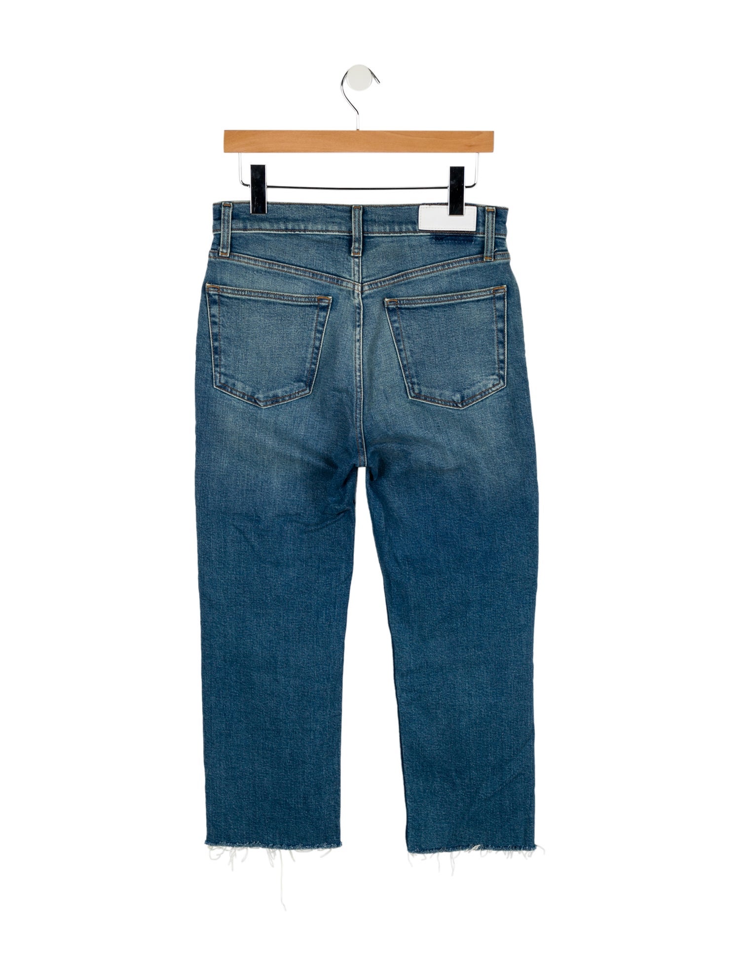 Re/Done X Levis High-Rise Straight Leg Jeans