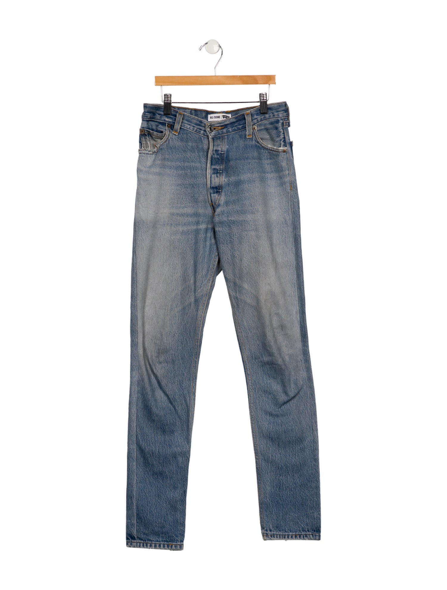 Re/Done X Levis Mid-Rise Skinny Leg Jeans