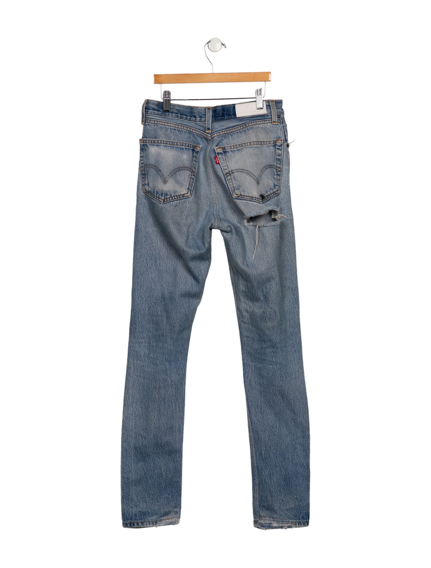Re/Done X Levis Mid-Rise Skinny Leg Jeans