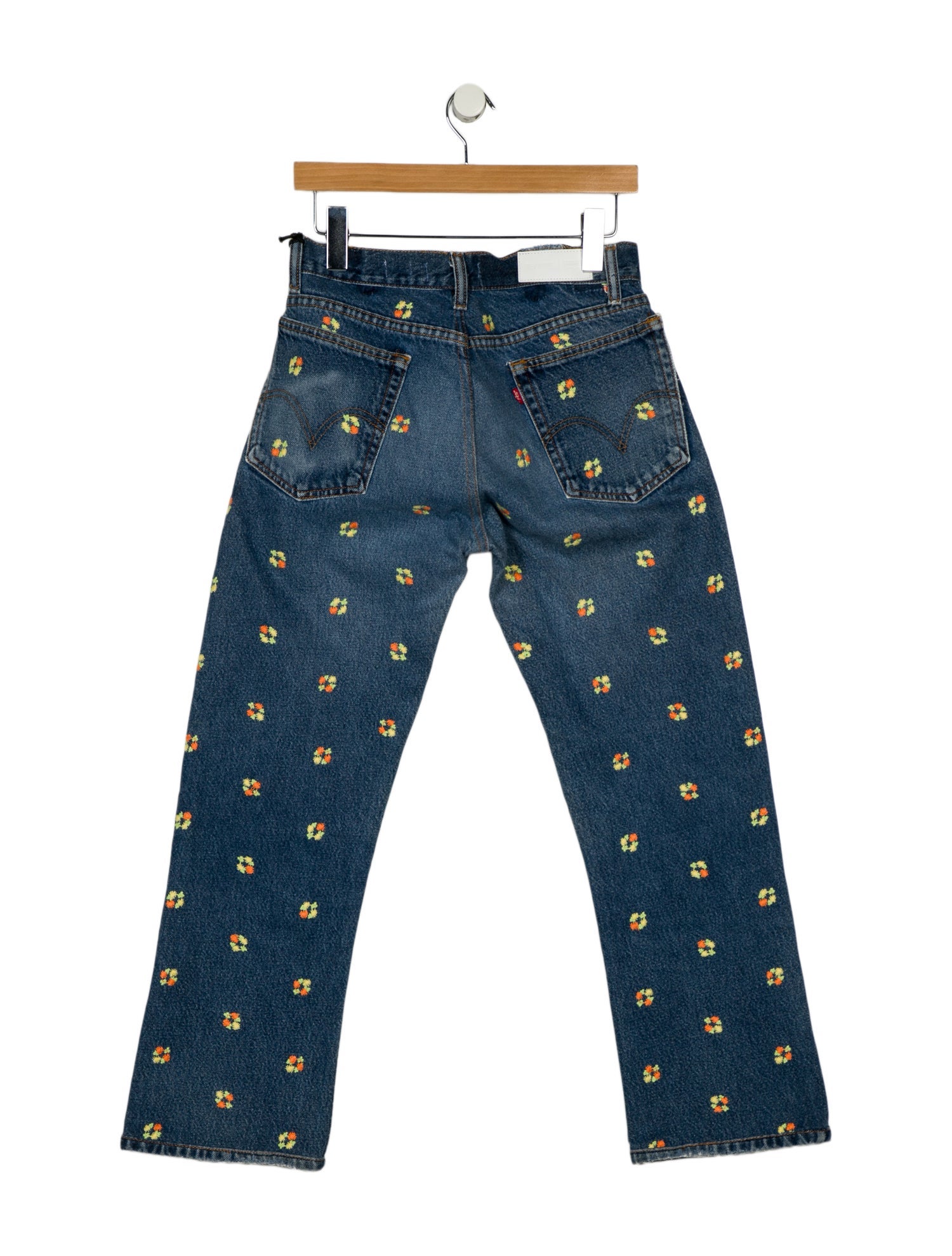 Re/Done X Levis Mid-Rise Wide Leg Jeans