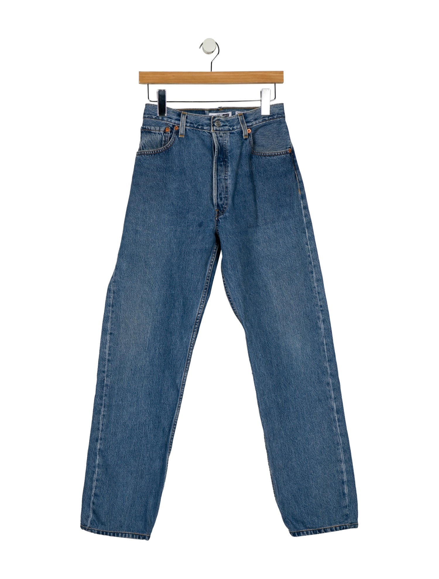 Re/Done X Levis High-Rise Straight Leg Jeans