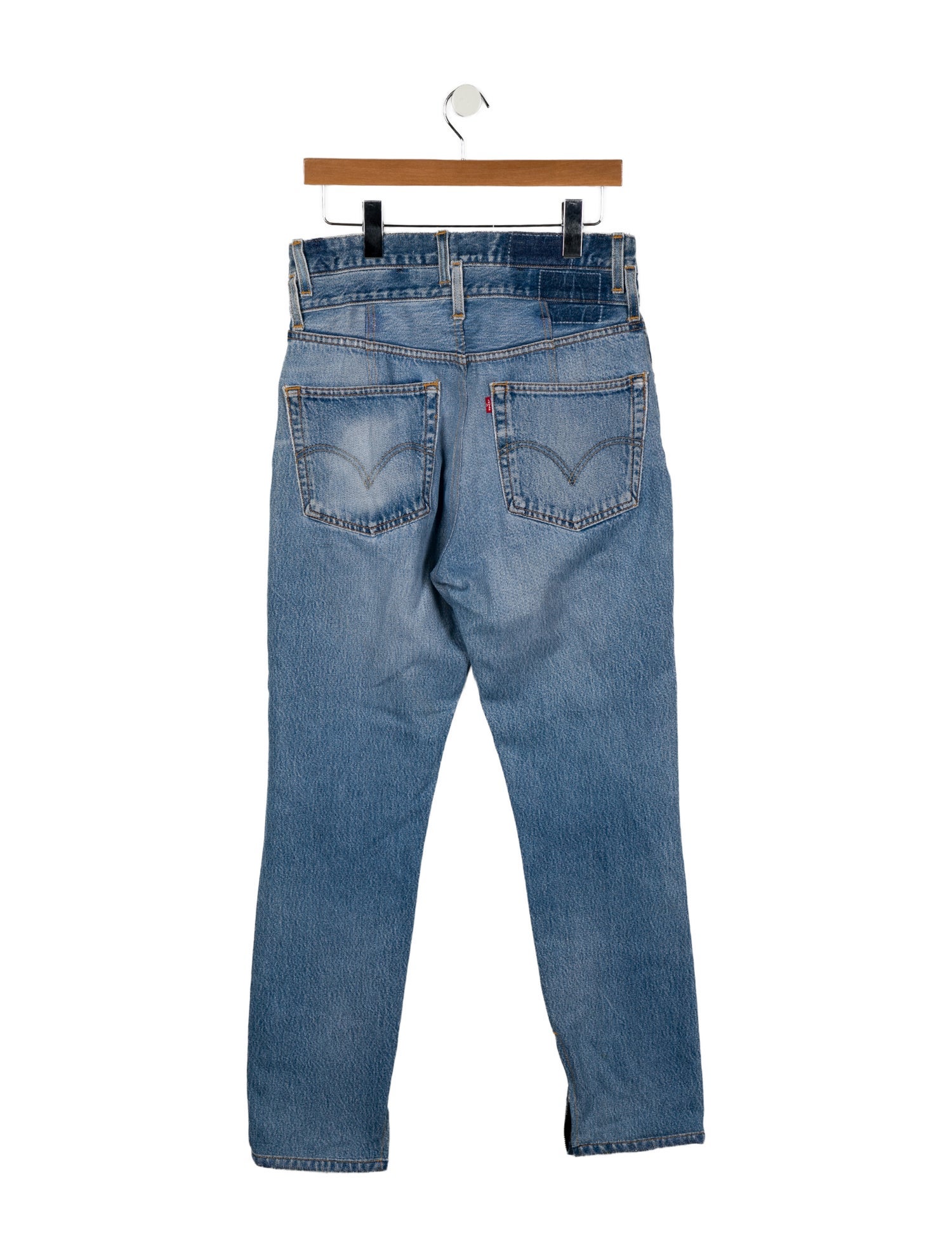 Re/Done X Levis High-Rise Straight Leg Jeans