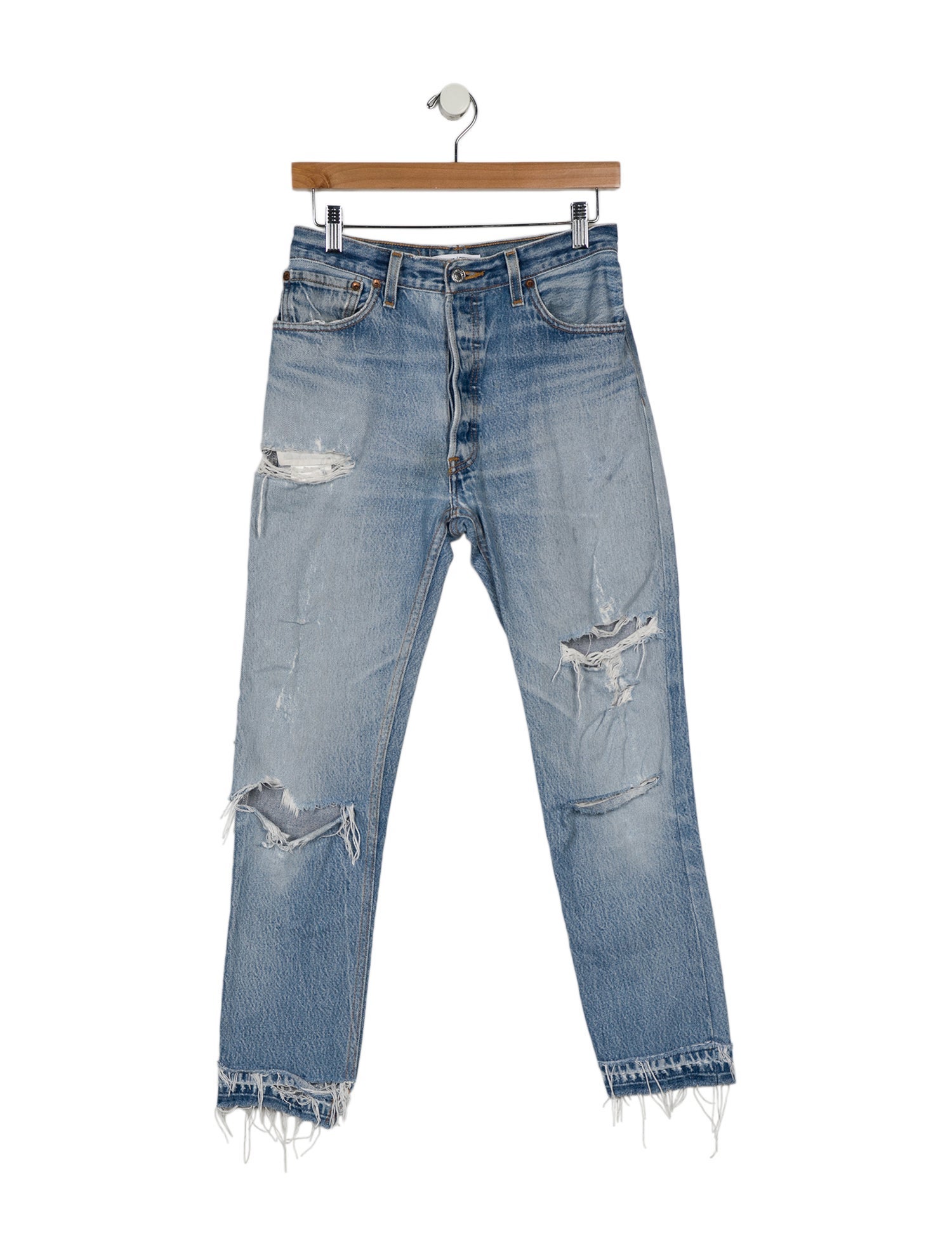 Re/Done X Levis Mid-Rise Skinny Leg Jeans