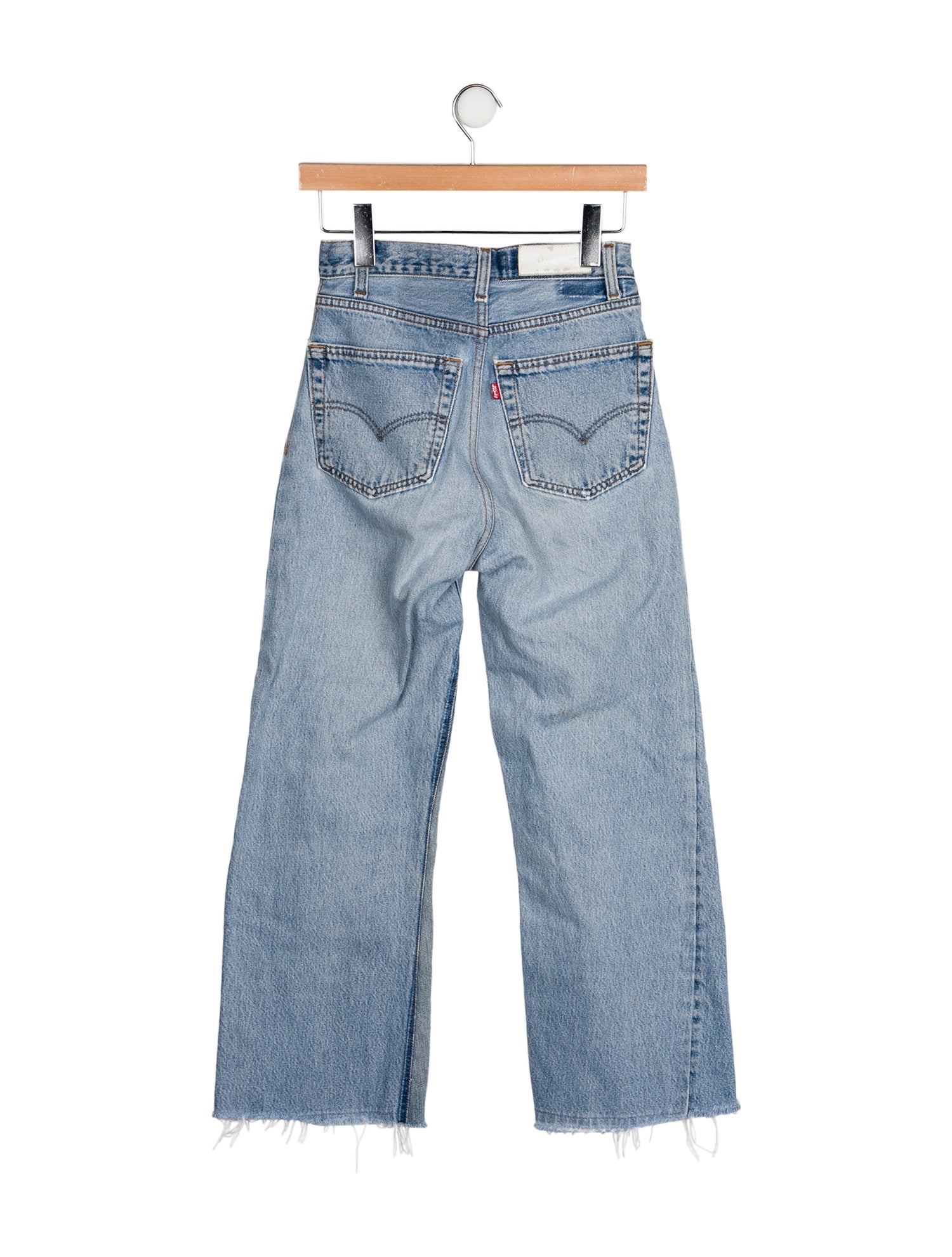 Re/Done X Levis Mid-Rise Wide Leg Jeans