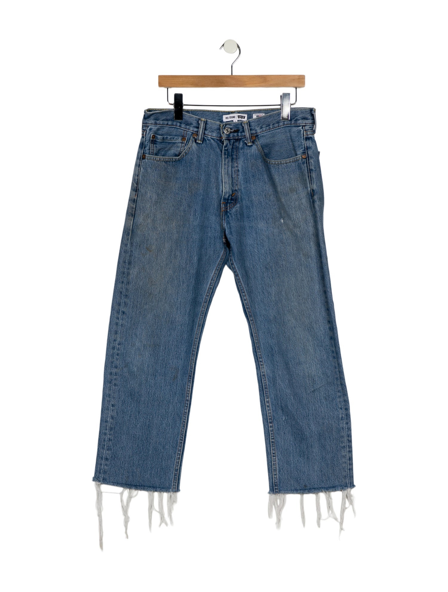 Re/Done X Levis High-Rise Straight Leg Jeans