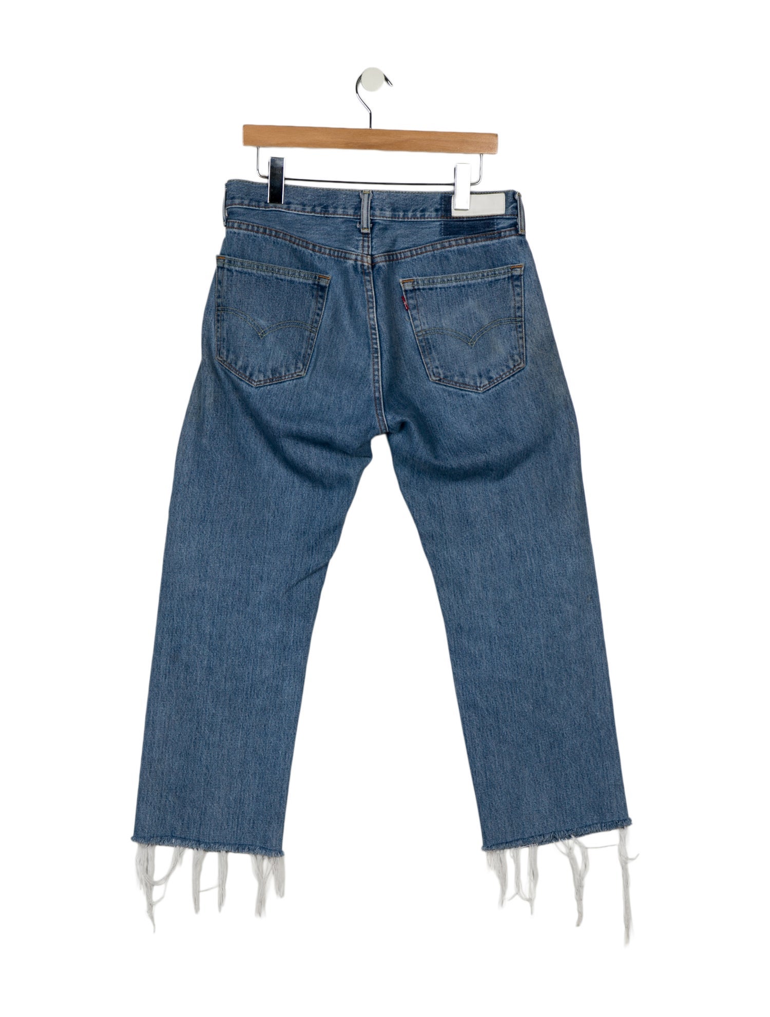 Re/Done X Levis High-Rise Straight Leg Jeans
