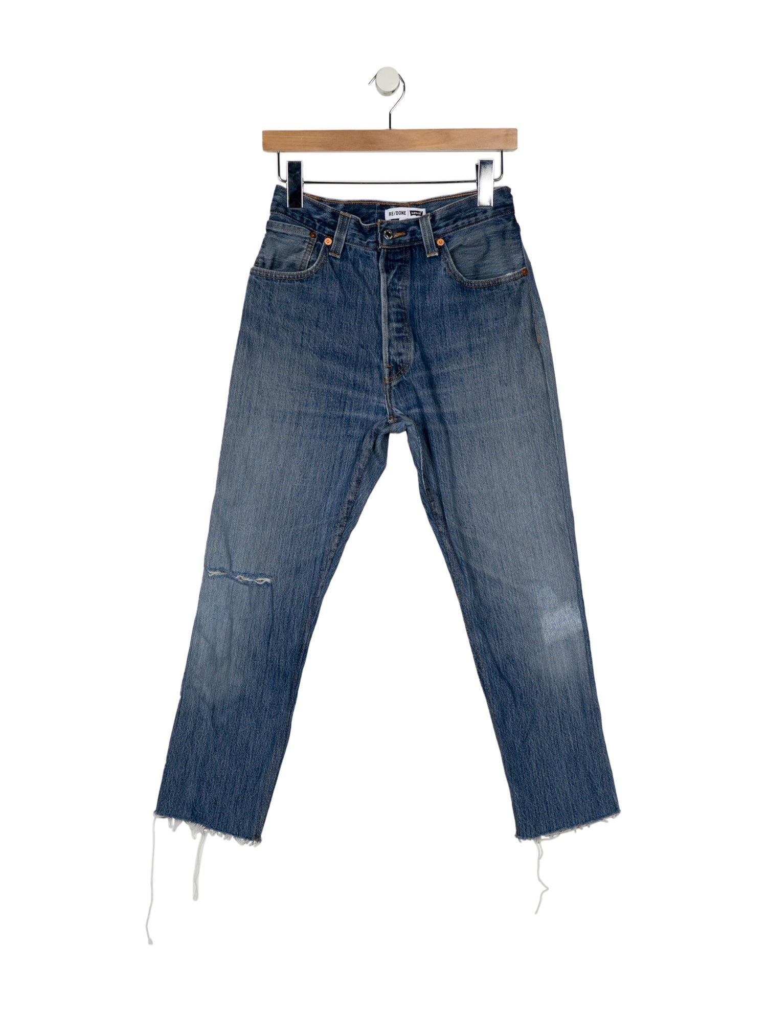 Re/Done X Levis Mid-Rise Skinny Leg Jeans