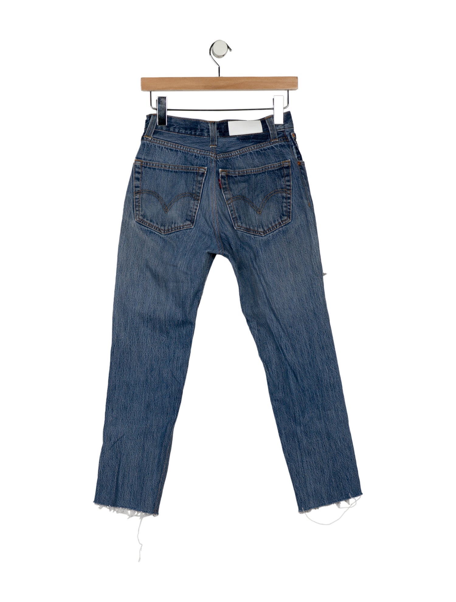 Re/Done X Levis Mid-Rise Skinny Leg Jeans