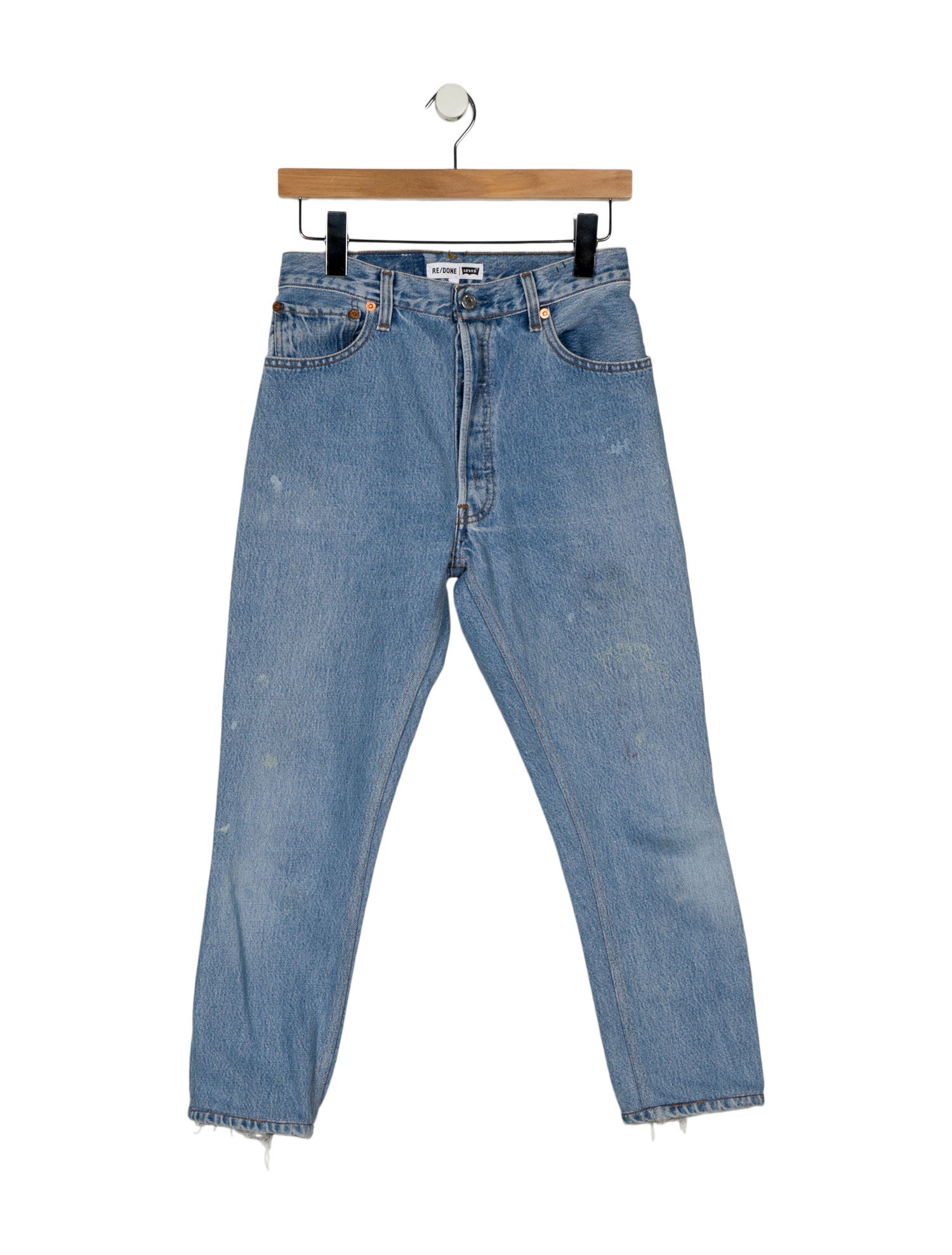 Re/Done X Levis Mid-Rise Skinny Leg Jeans