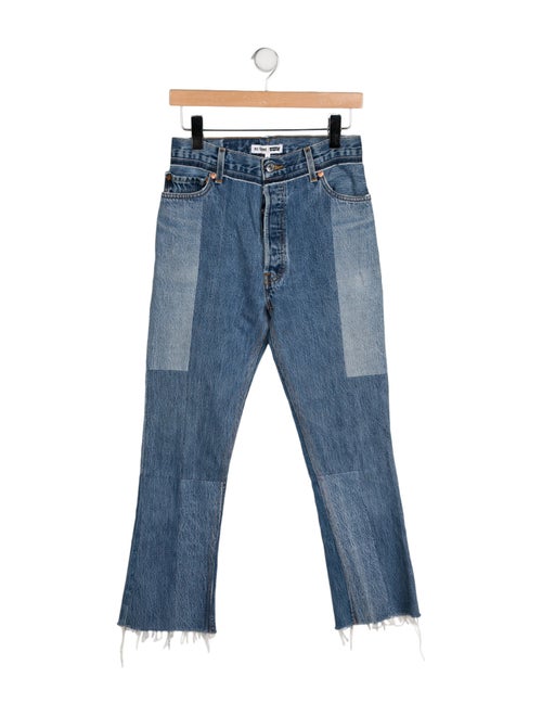 Re/Done X Levis High-Rise Straight Leg Jeans